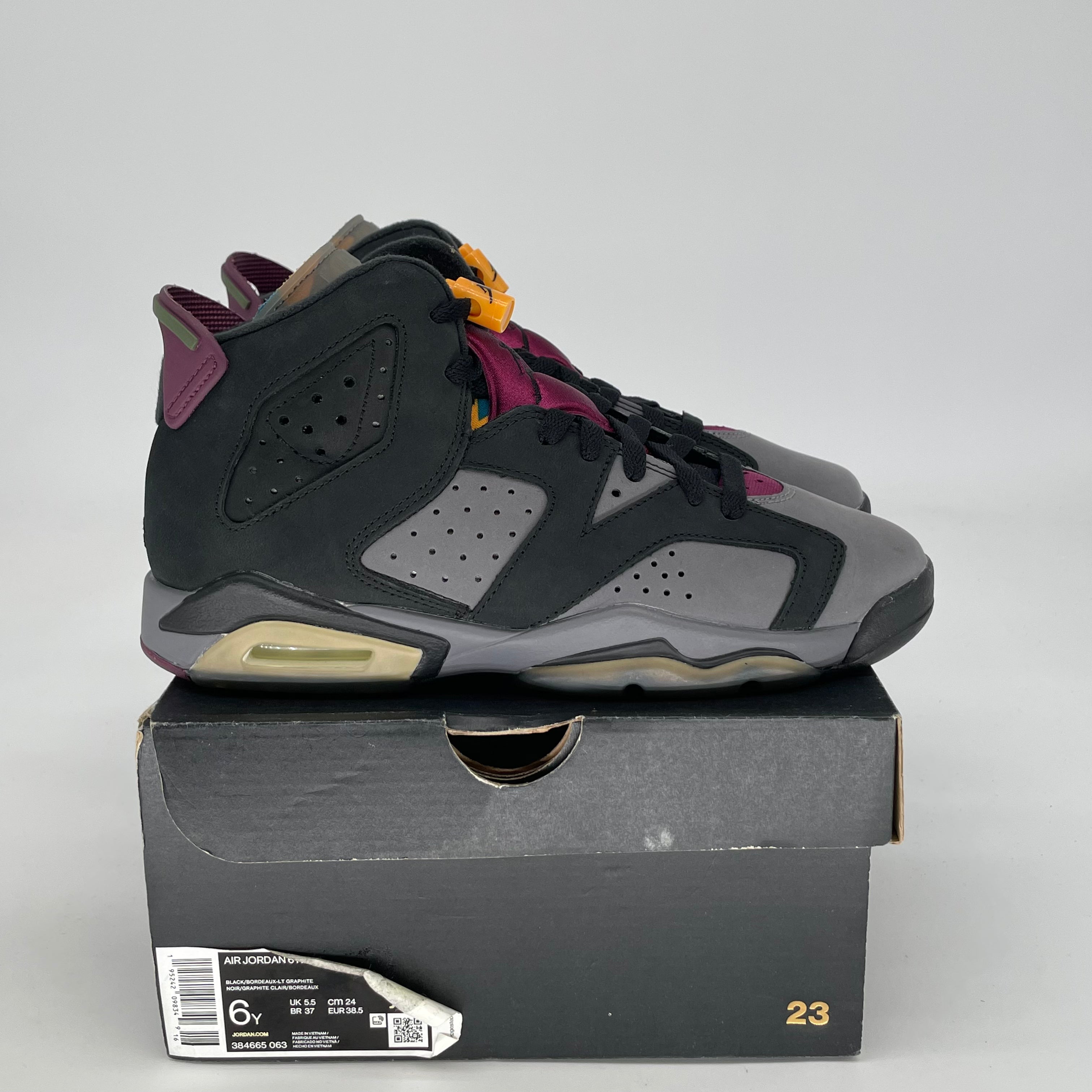 AIR JORDAN 6 BORDEAUX SIZE 6/7.5W 384665-063