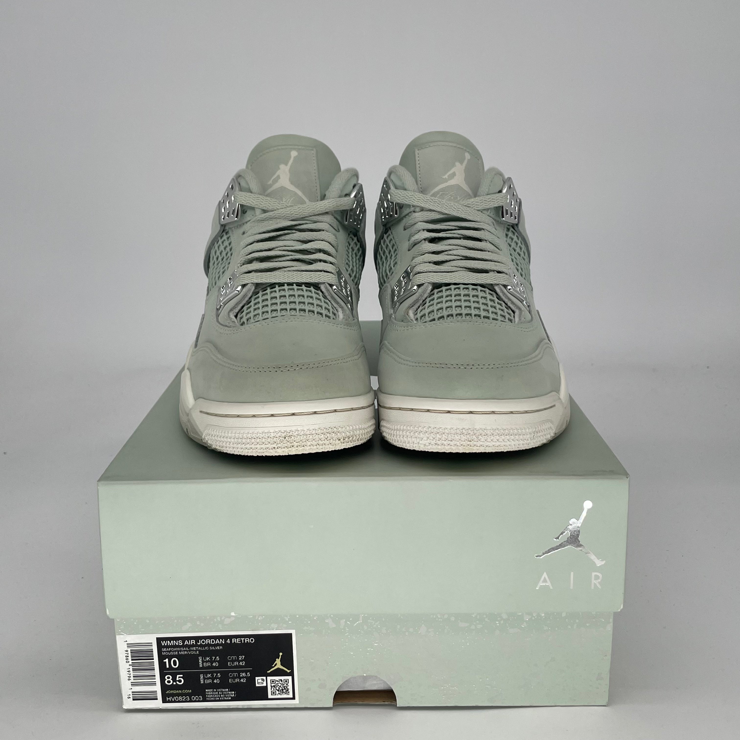 AIR JORDAN 4 SEAFOAM SAIL W HV0823-003 SIZE 8.5/10W