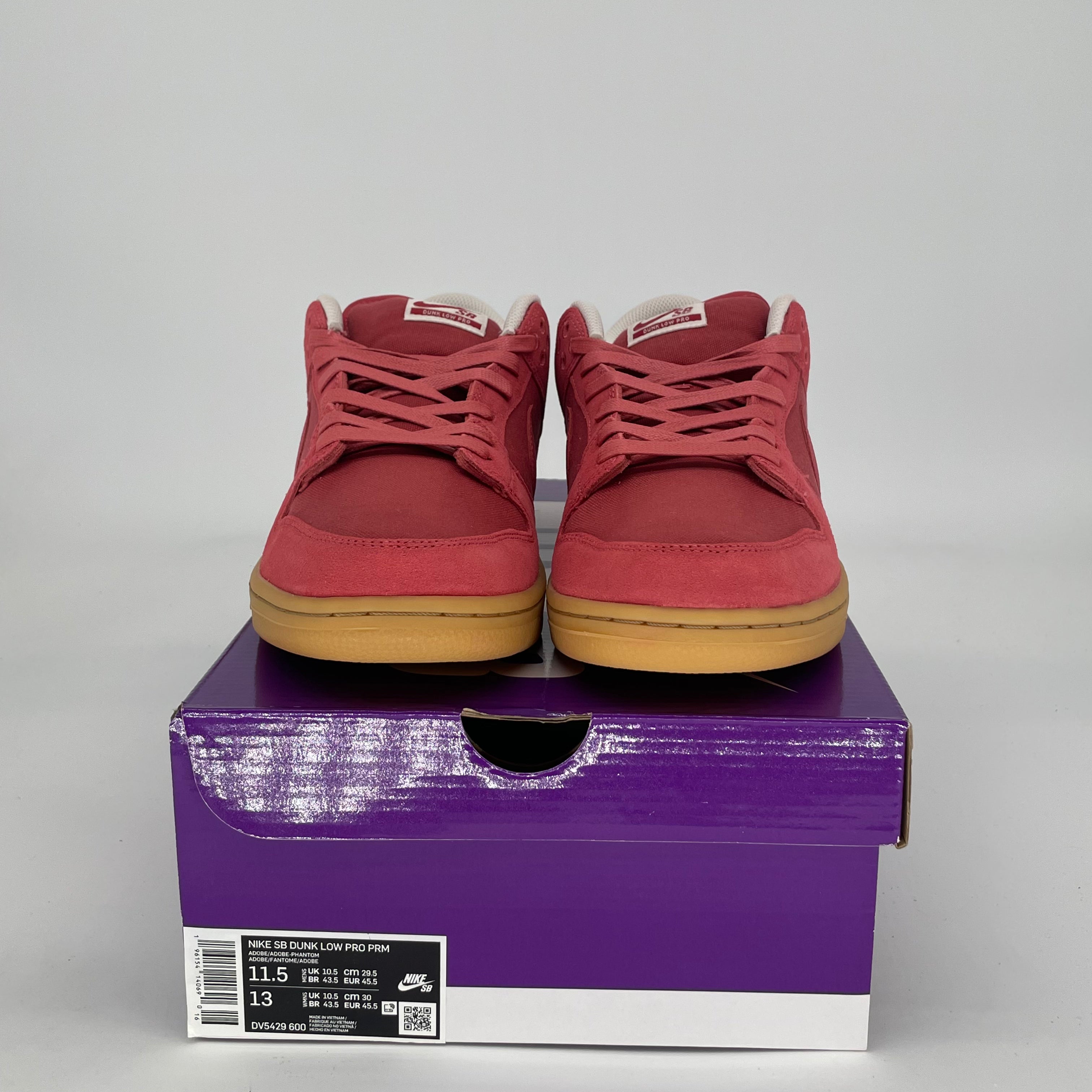 NIKE SB DUNK LOW ADOBE DV5429-600 SIZE 11.5/13W