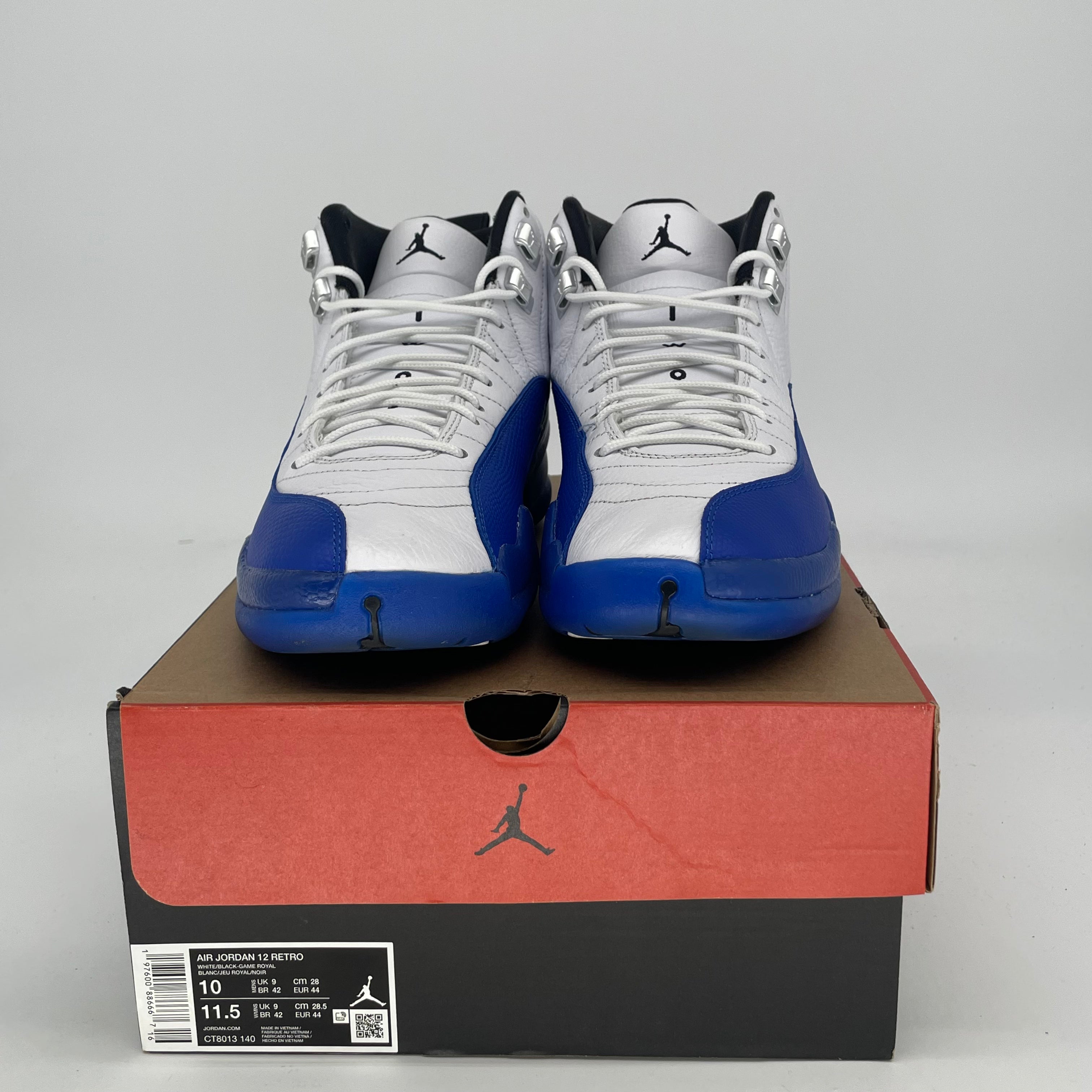 AIR JORDAN 12 BLUEBERRY CT8013-140 SIZE 10/11.5W