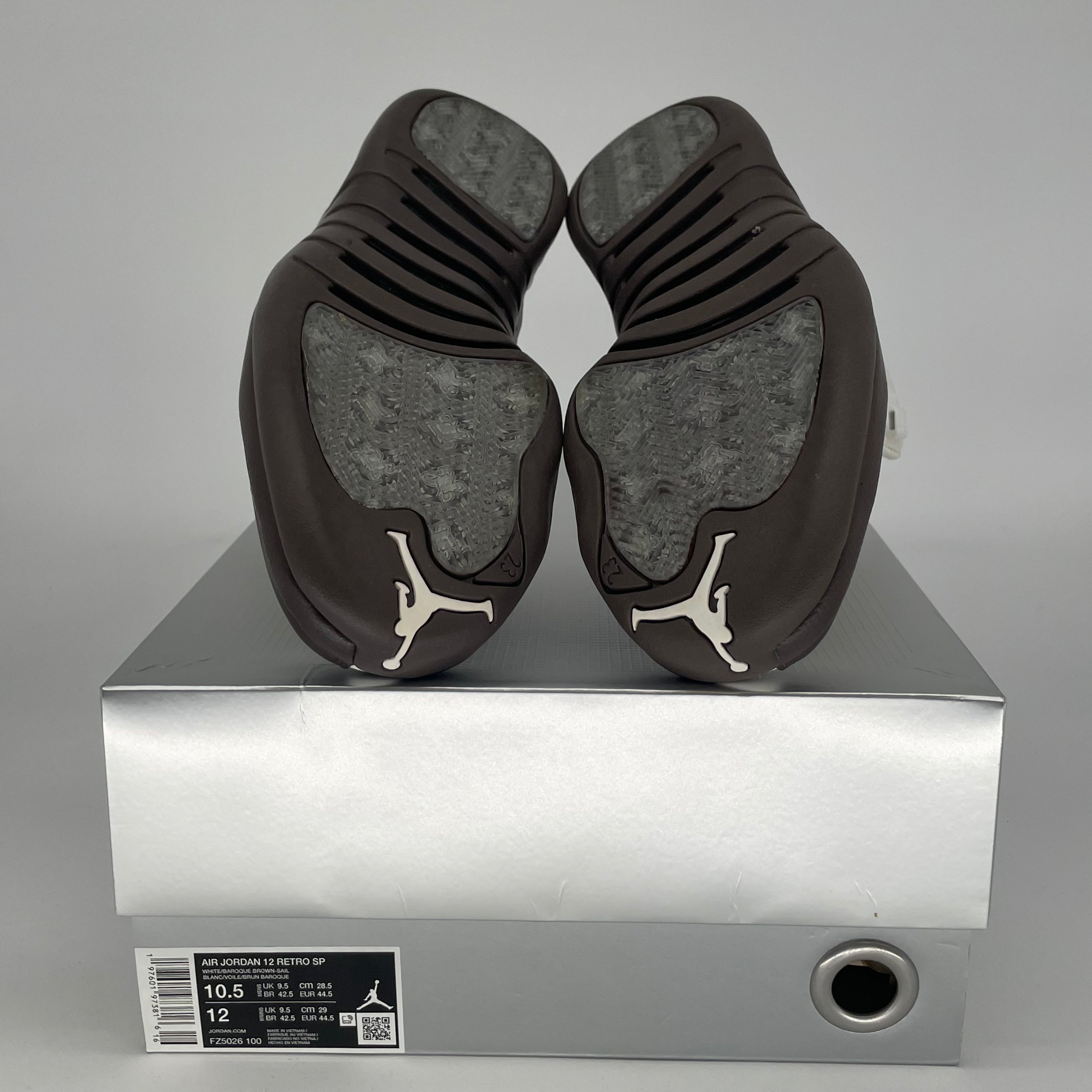 AIR JORDAN 12 SOLEFLY CAFECITO FZ5026-100 SIZE 10.5/12W