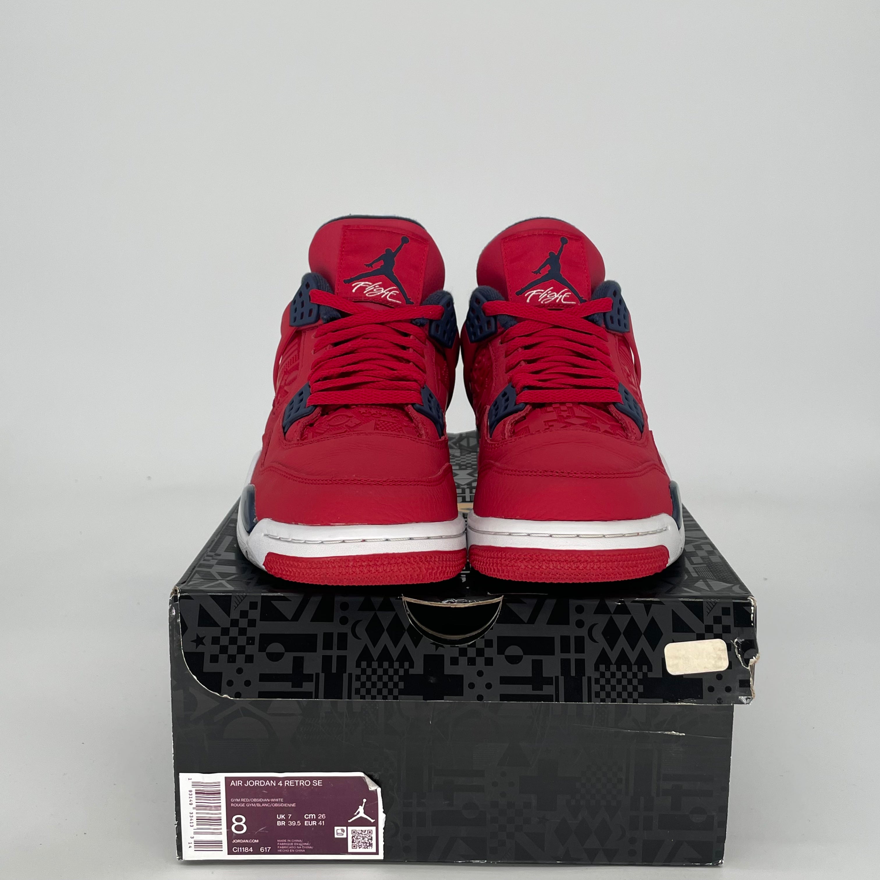 AIR JORDAN 4 FIBA CI1184-617 SIZE 8/9.5W