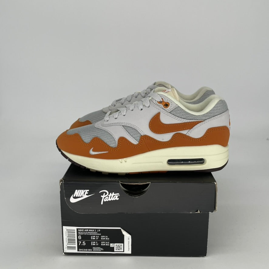 NIKE AIR MAX 1 PATTA WAVES MONARCH SIZE 6/7.5W DH1348-001
