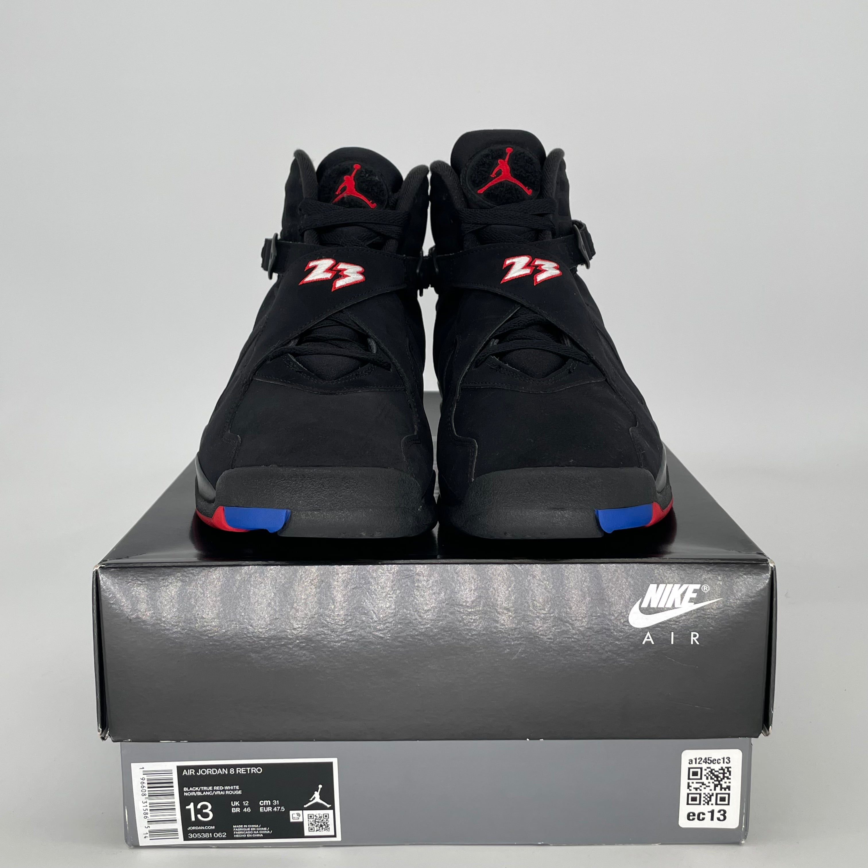 AIR JORDAN 8 PLAYOFFS 305381-062 SIZE 13/14.5W