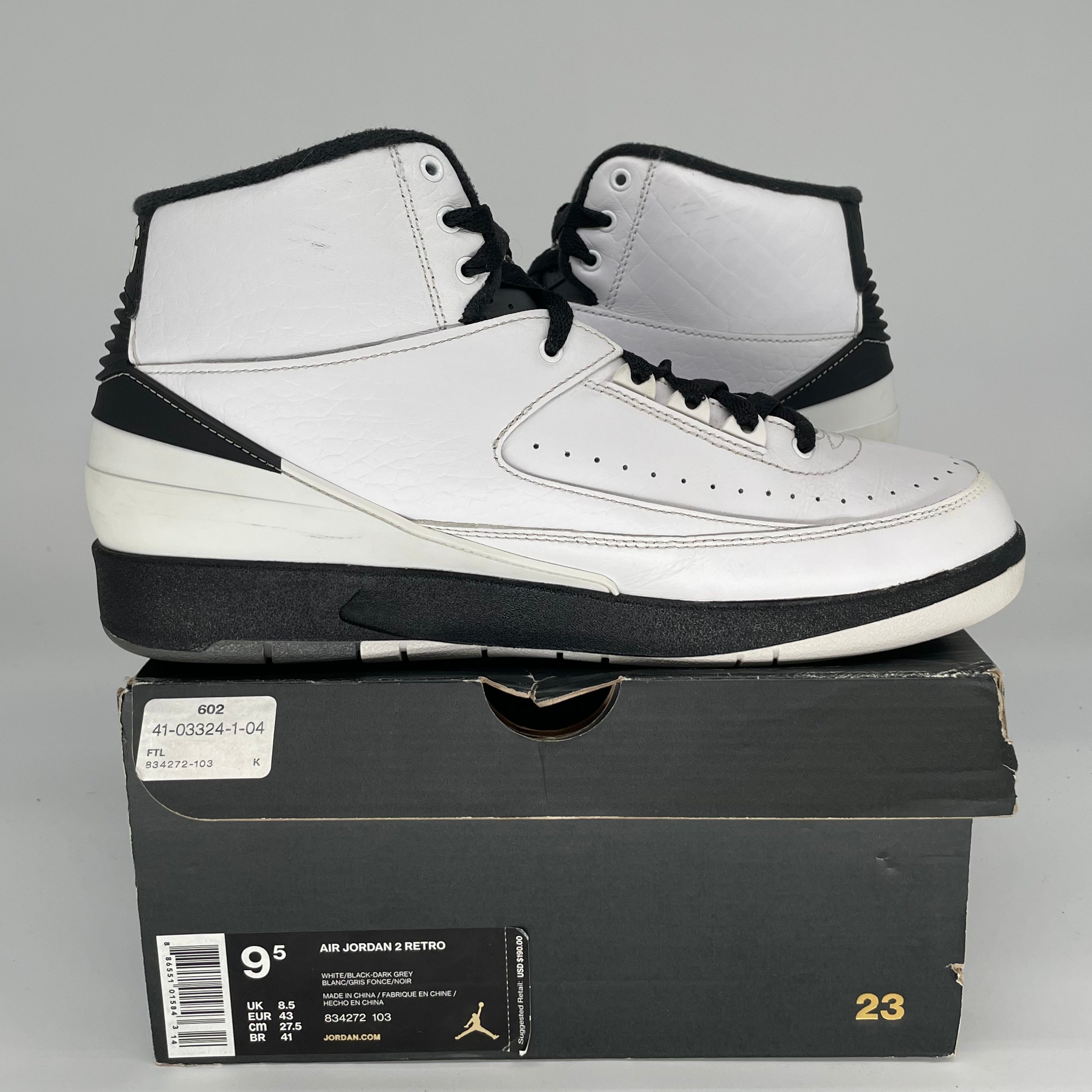 AIR JORDAN 2 WING IT SIZE 9.5 834272-103