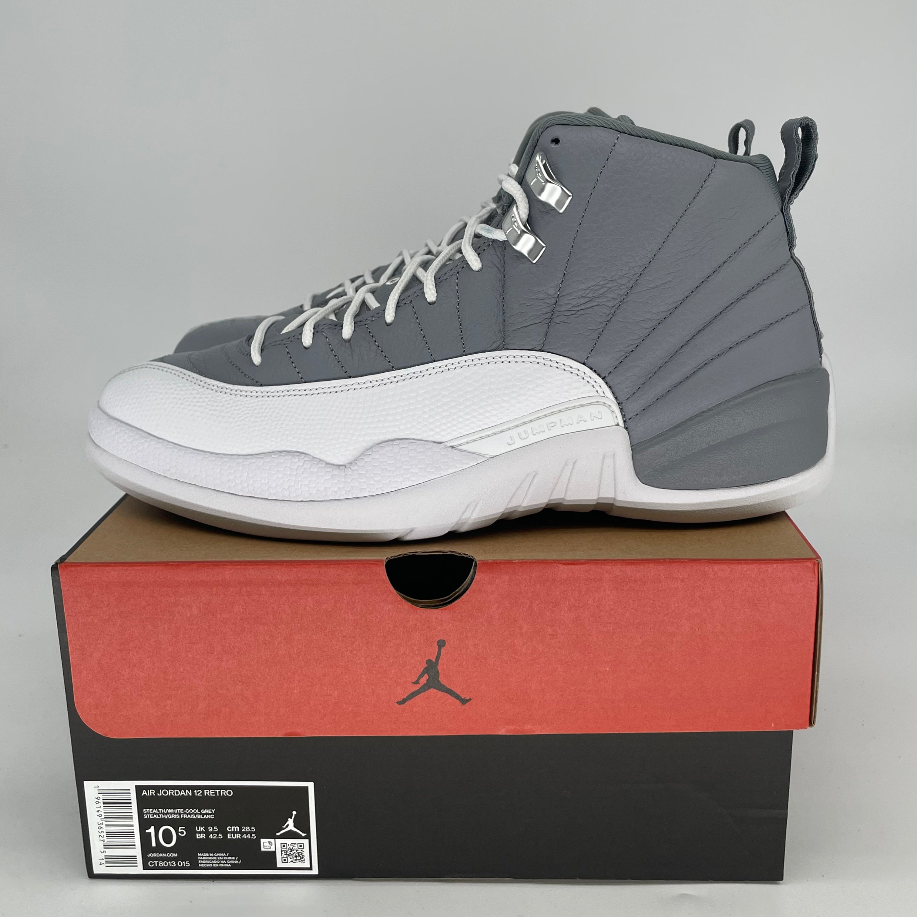 AIR JORDAN 12 STEALTH CT8013-015 SIZE 10.5/12W