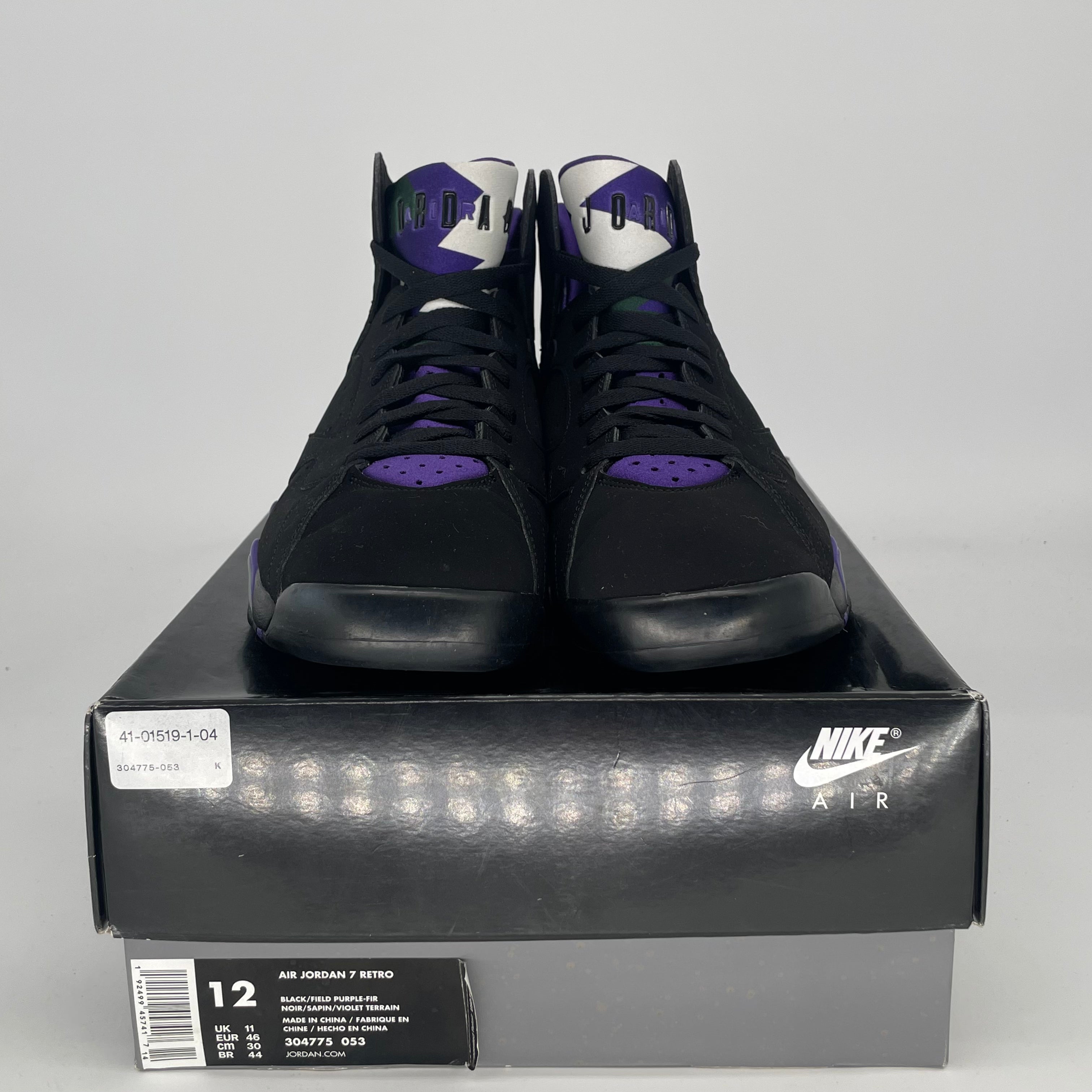 AIR JORDAN 7 RAY ALLEN BUCKS 304775-053 SIZE 12/13.5W