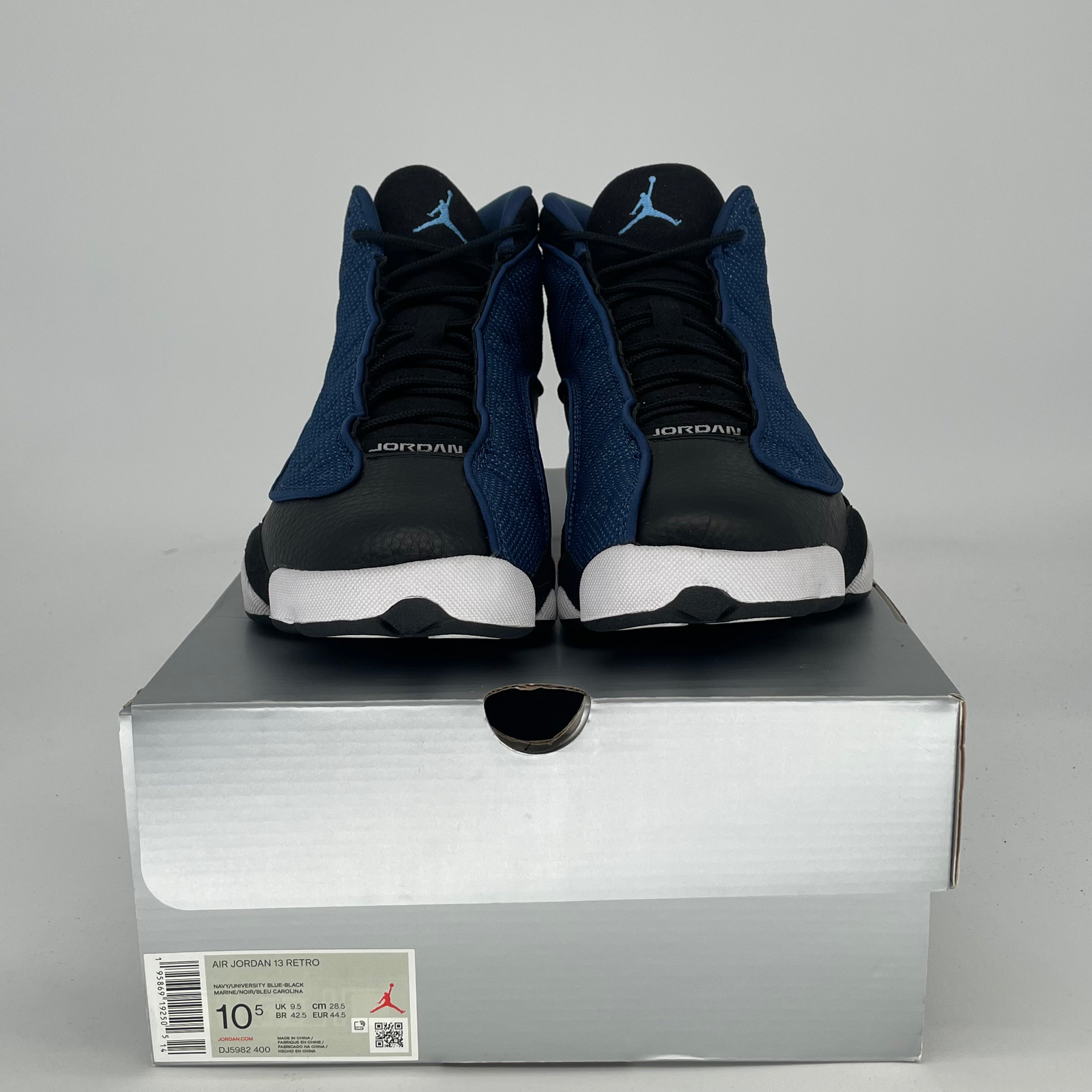 AIR JORDAN 13 BRAVE BLUE DJ5982-400 SIZE 10.5/12W