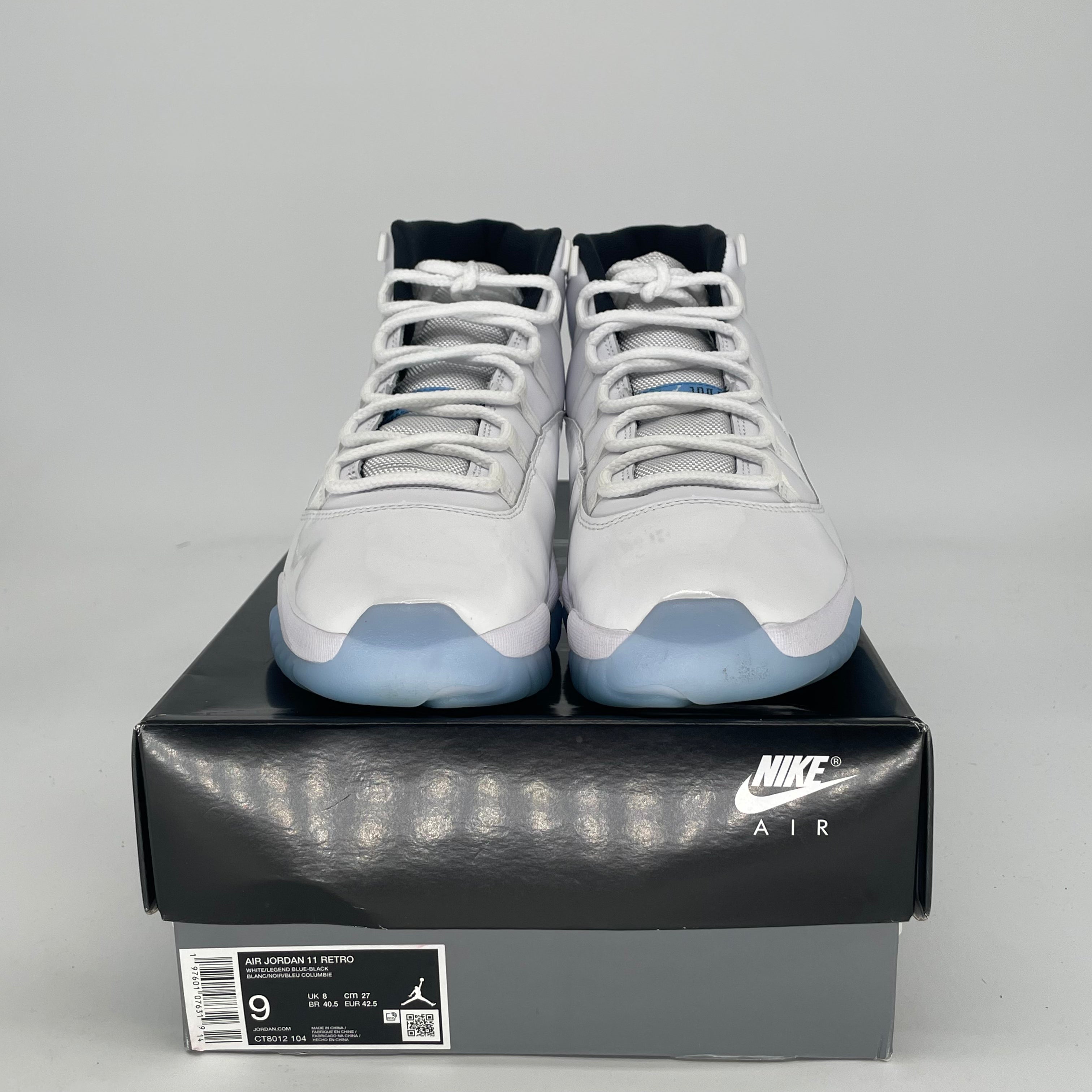 AIR JORDAN 11 LEGEND BLUE CT8012-104 SIZE 9/10.5W