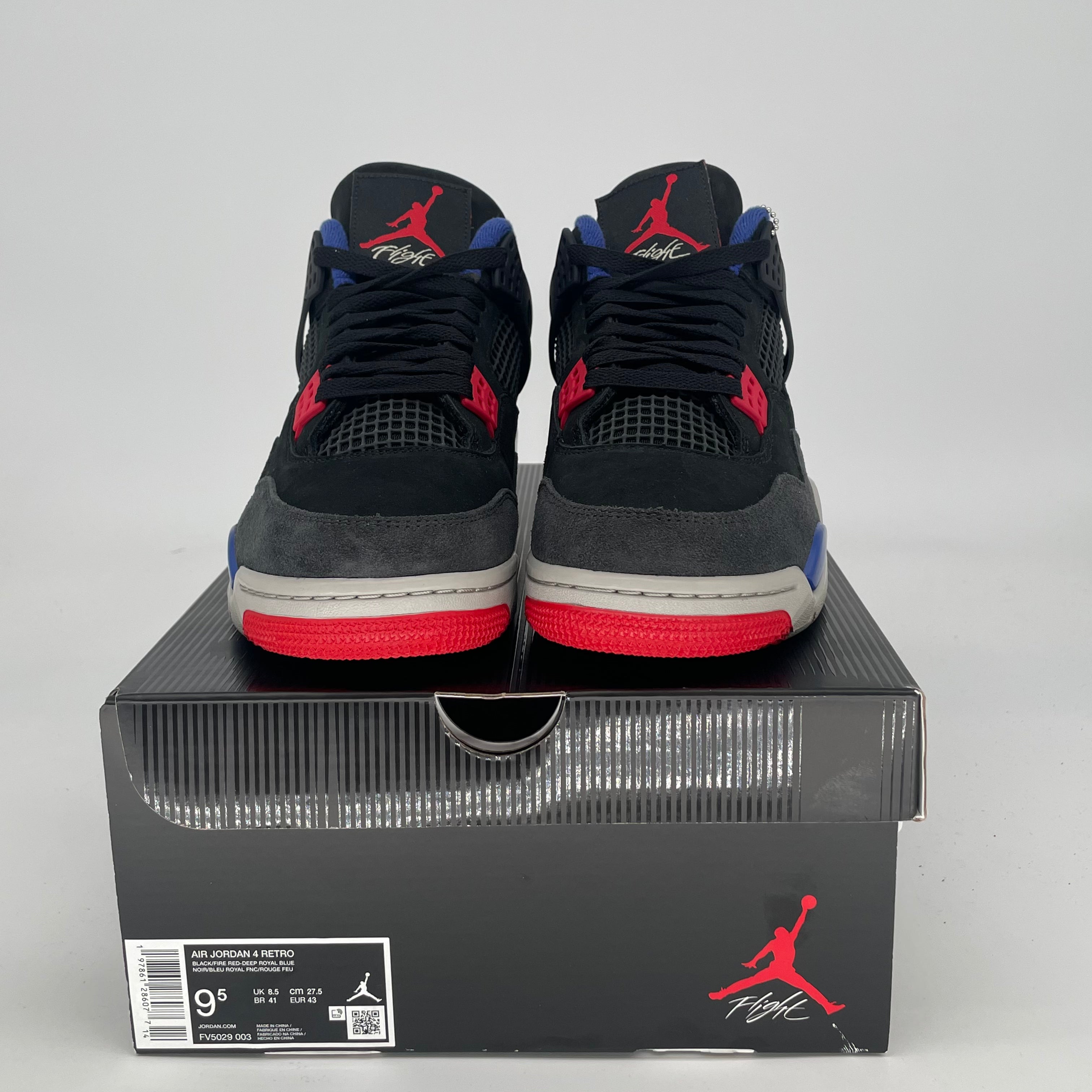 AIR JORDAN 4 RARE AIR WHITE LETTERING FV5029-003 SIZE 9.5/11W