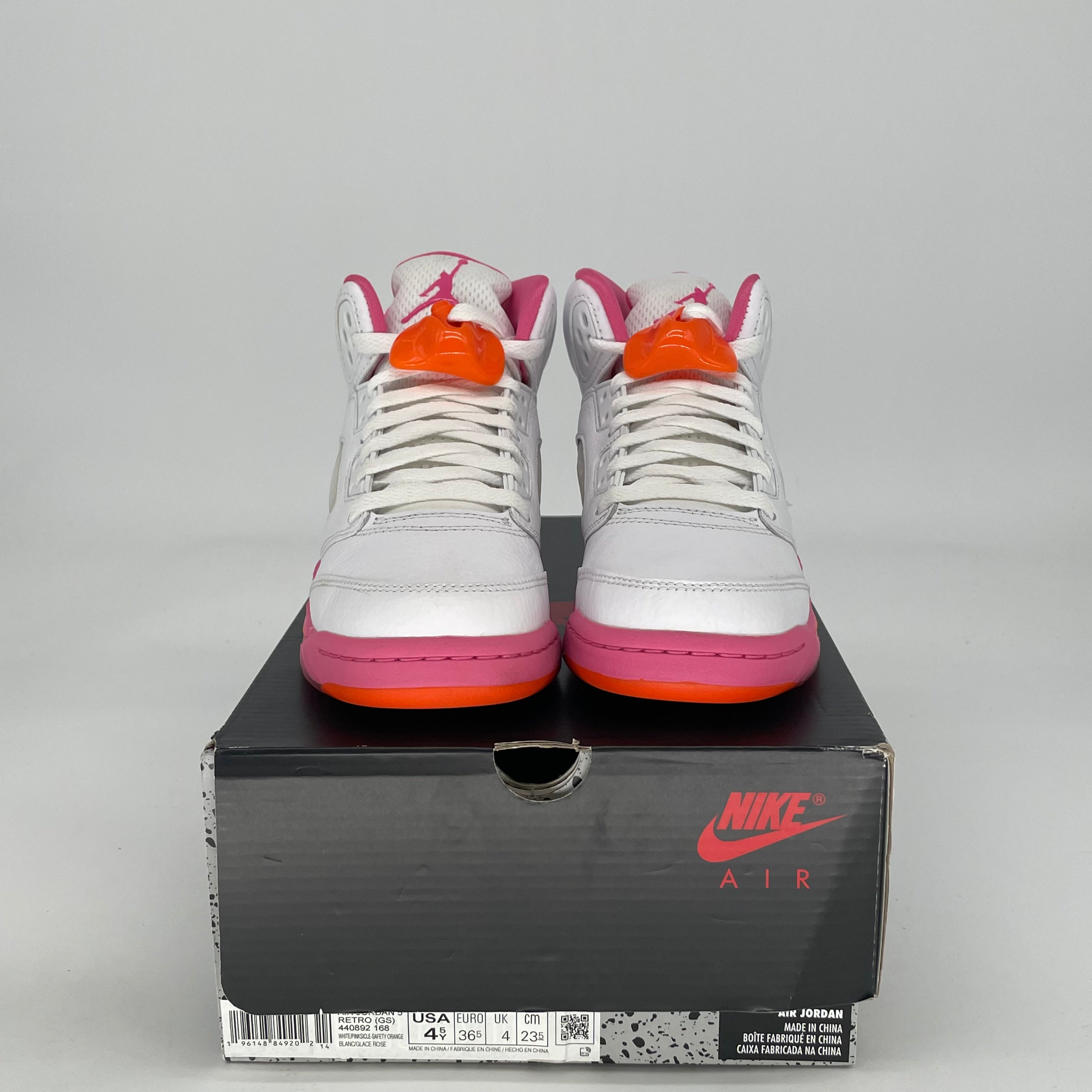 AIR JORDAN 5 PINKSICLE 440892-168 SIZE 4.5/6W