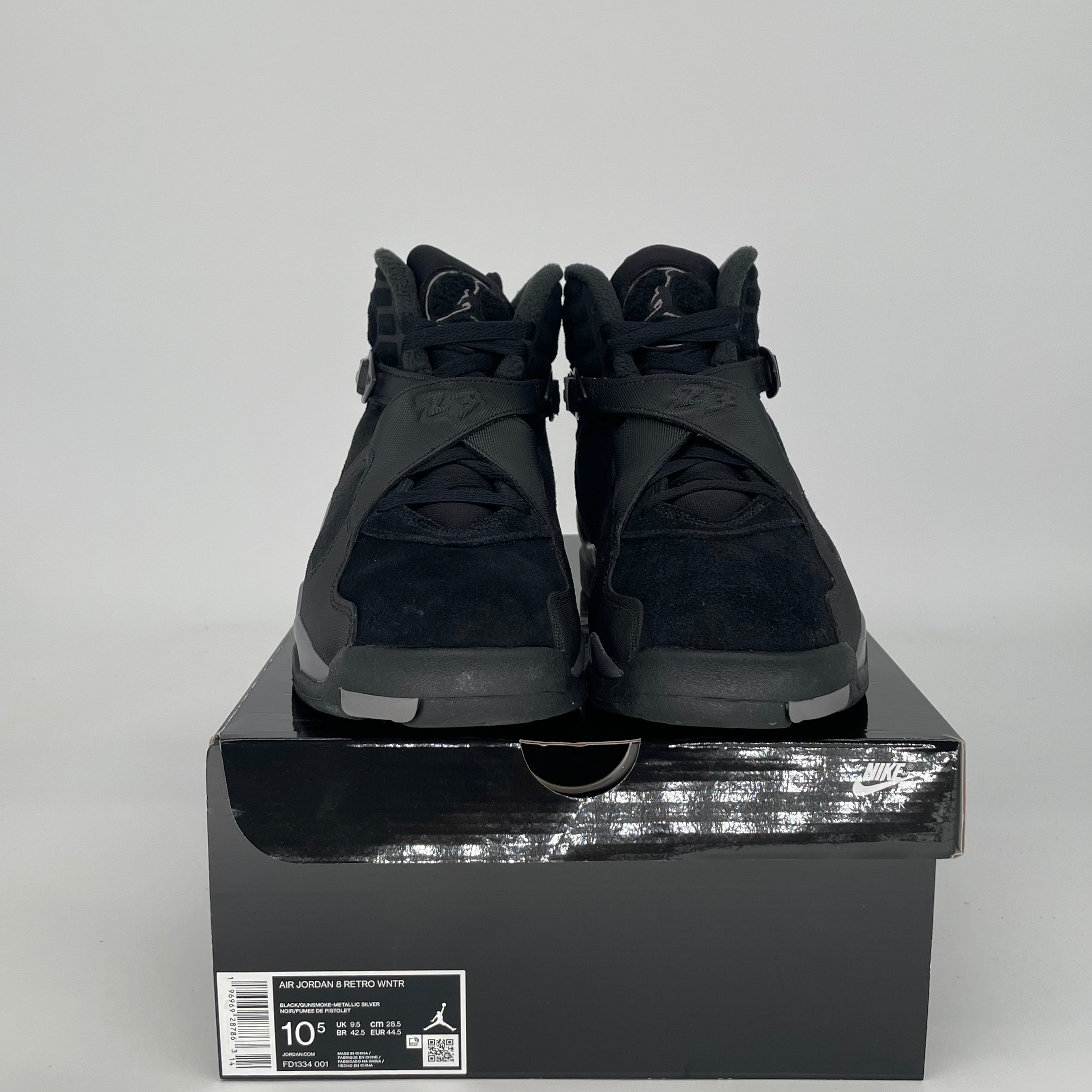 AIR JORDAN 8 WINTERIZED GUNSMOKE FD1334-001 SIZE 10.5/12W