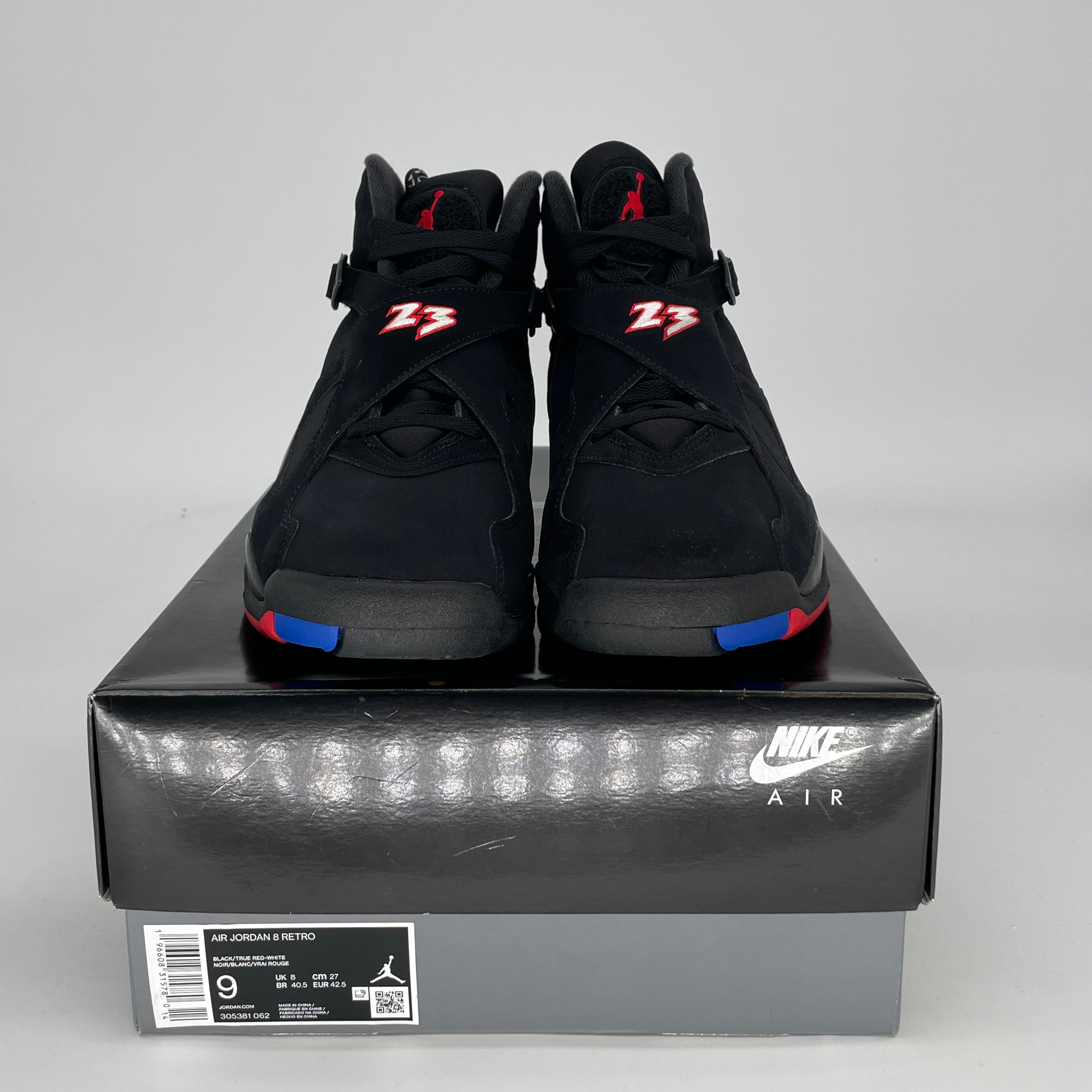 AIR JORDAN 8 PLAYOFFS SIZE 9/10.5W 305381-062
