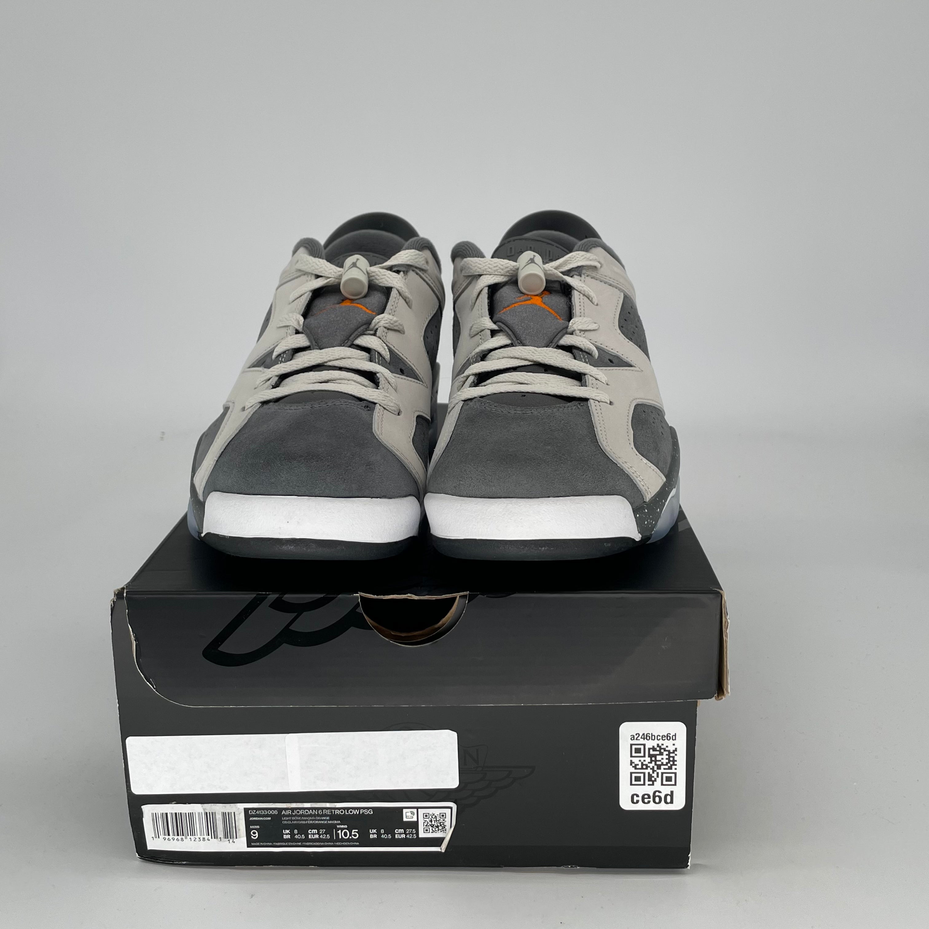 AIR JORDAN 6 LOW PSG SIZE 9/10.5W DZ4133-008