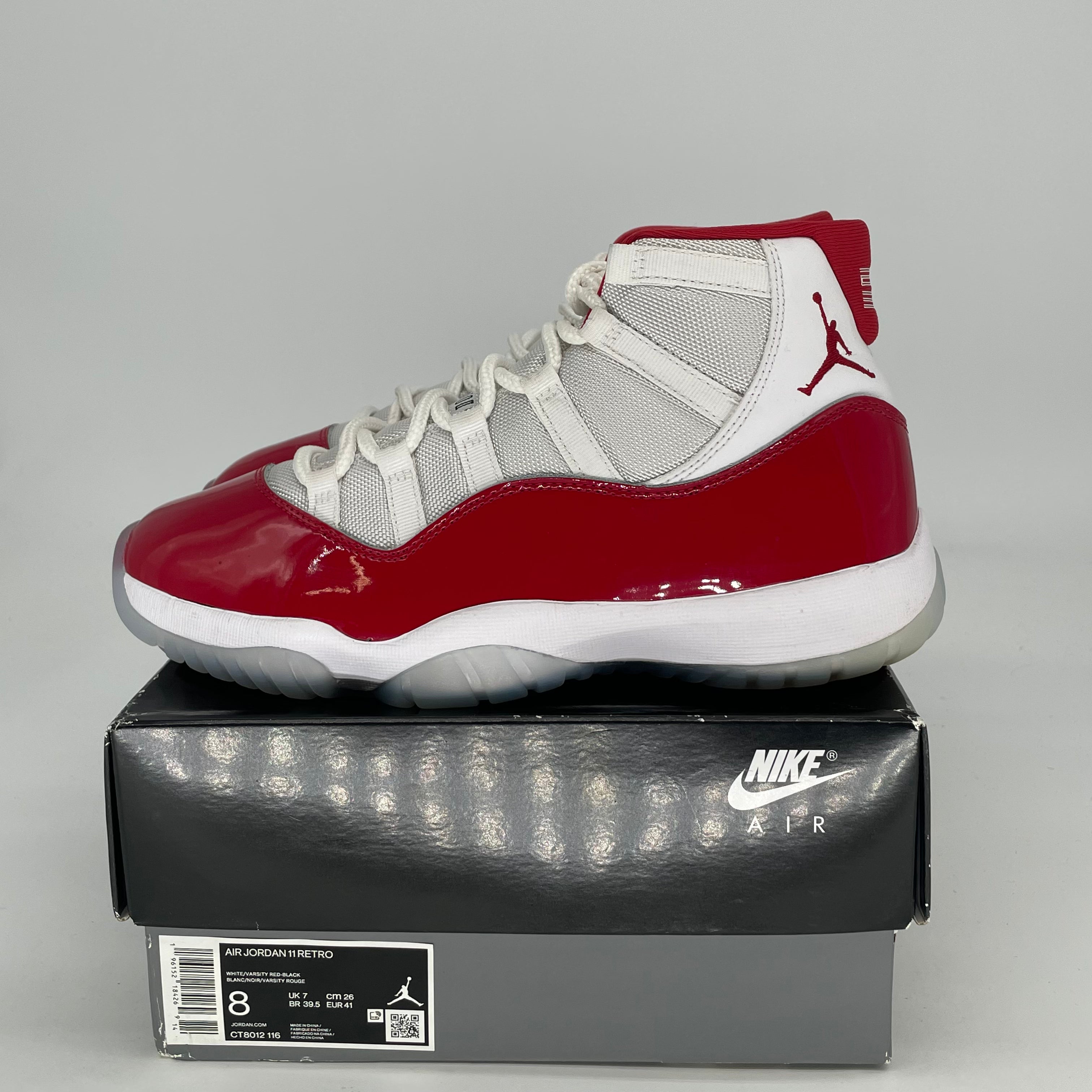 AIR JORDAN 11 CHERRY CT8012-116 SIZE 8/9.5W