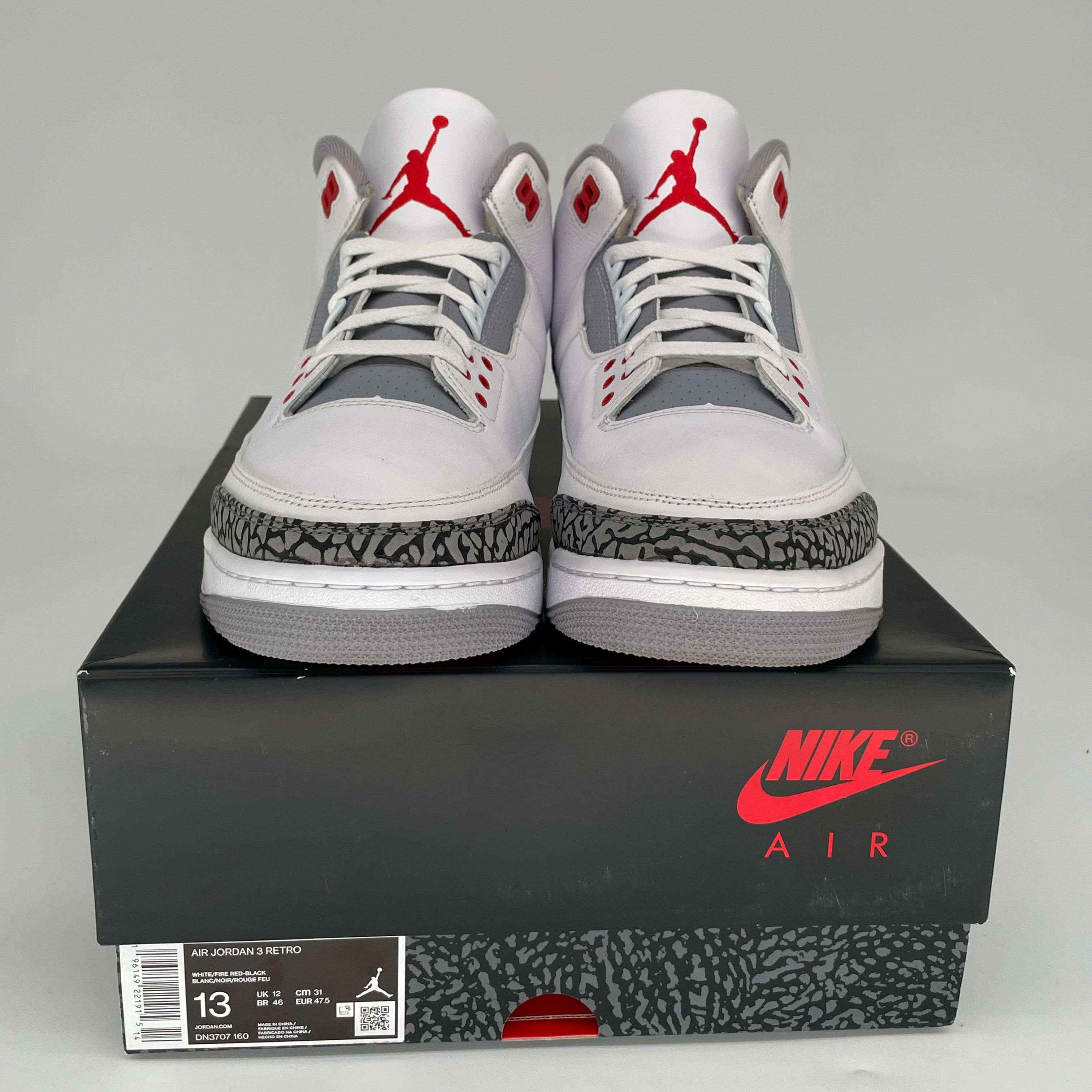 AIR JORDAN 3 FIRE RED SIZE 13 DN3707-160