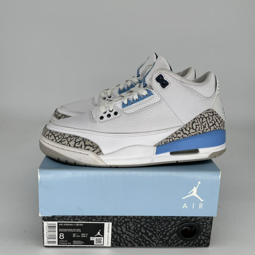 AIR JORDAN 3 UNC SIZE 8 CT8532-104