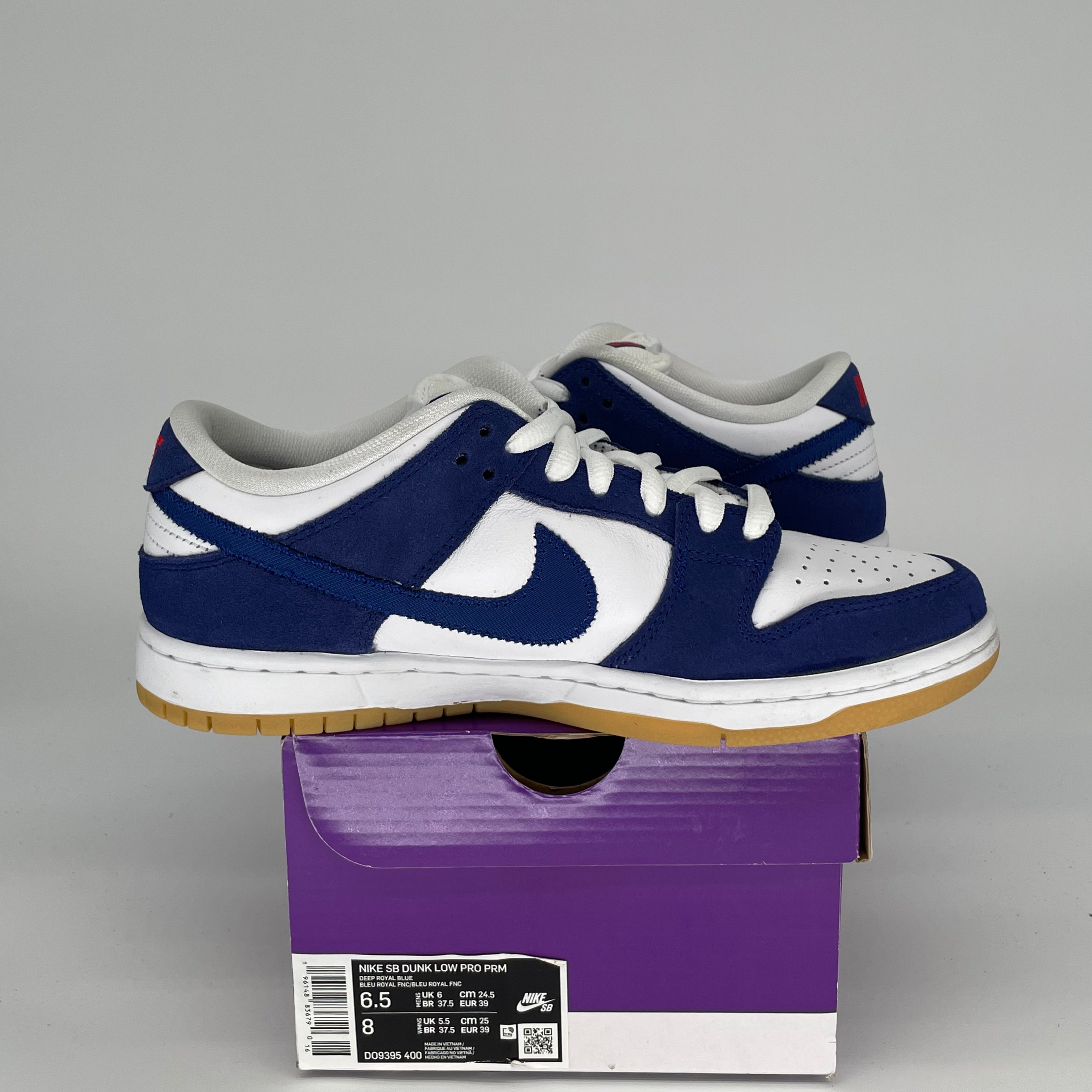 NIKE SB DUNK LOW LA DODGERS SIZE 6.5 DO9395