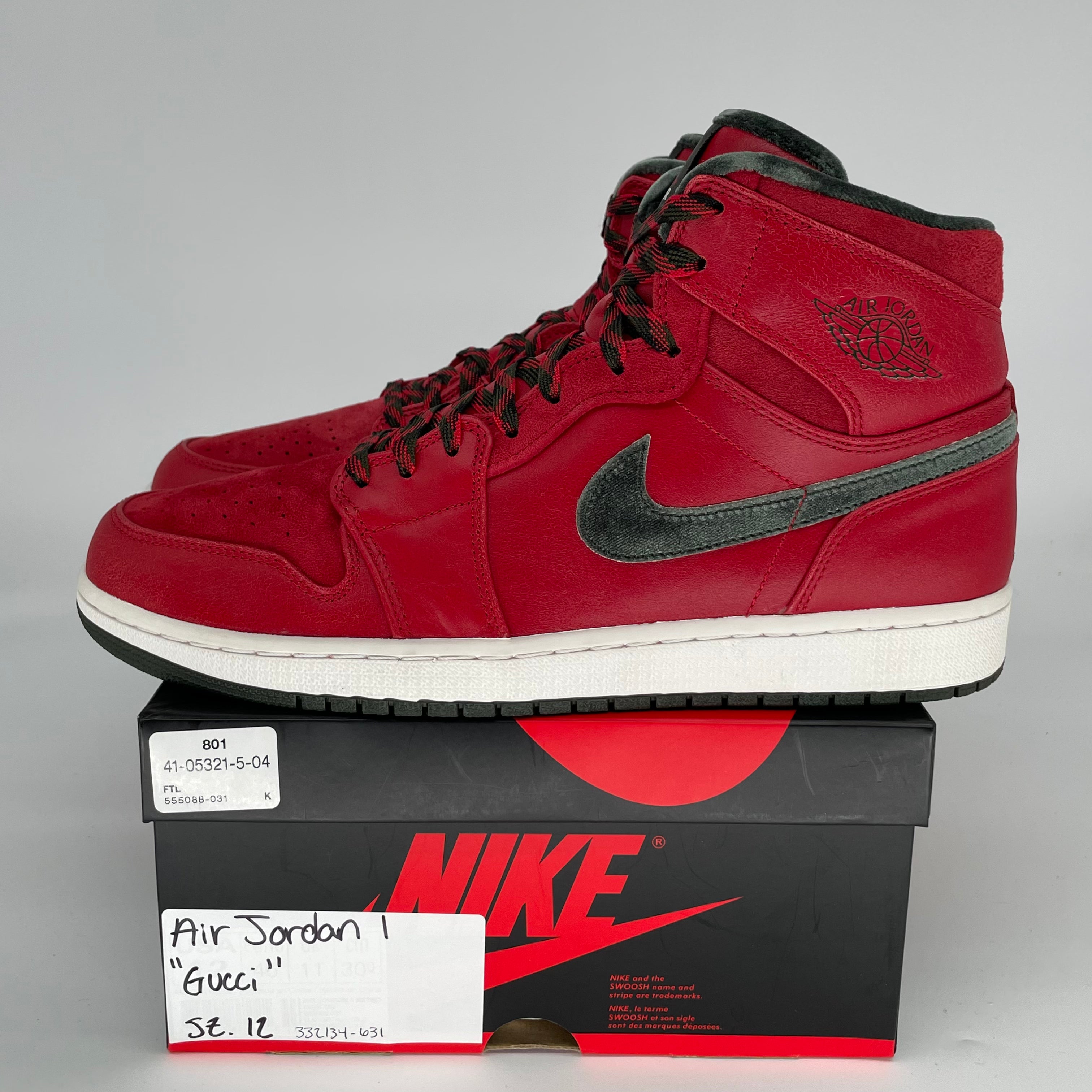 AIR JORDAN 1 GUCCI SIZE 12 332134-631