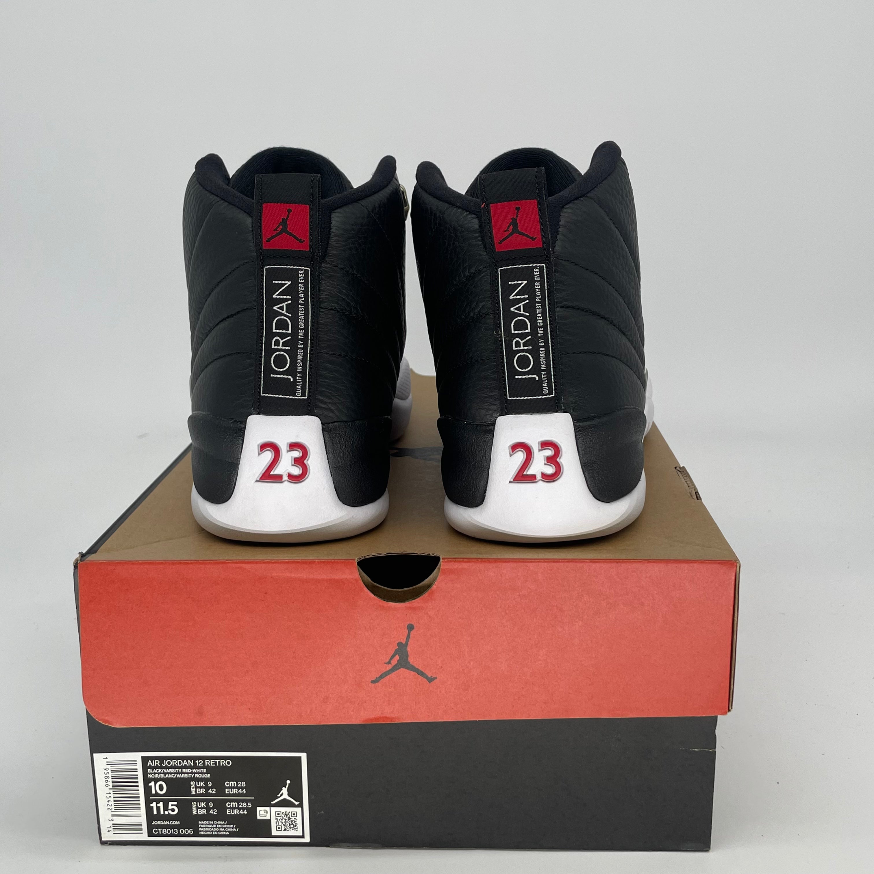 AIR JORDAN 12 PLAYOFFS CT8013-006 SIZE 10/11.5W