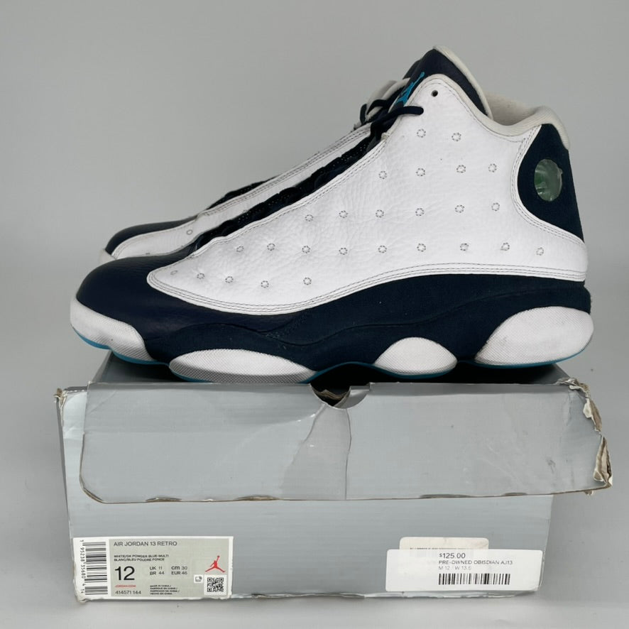 AIR JORDAN 13 OBSIDIAN SIZE 12 414571-144