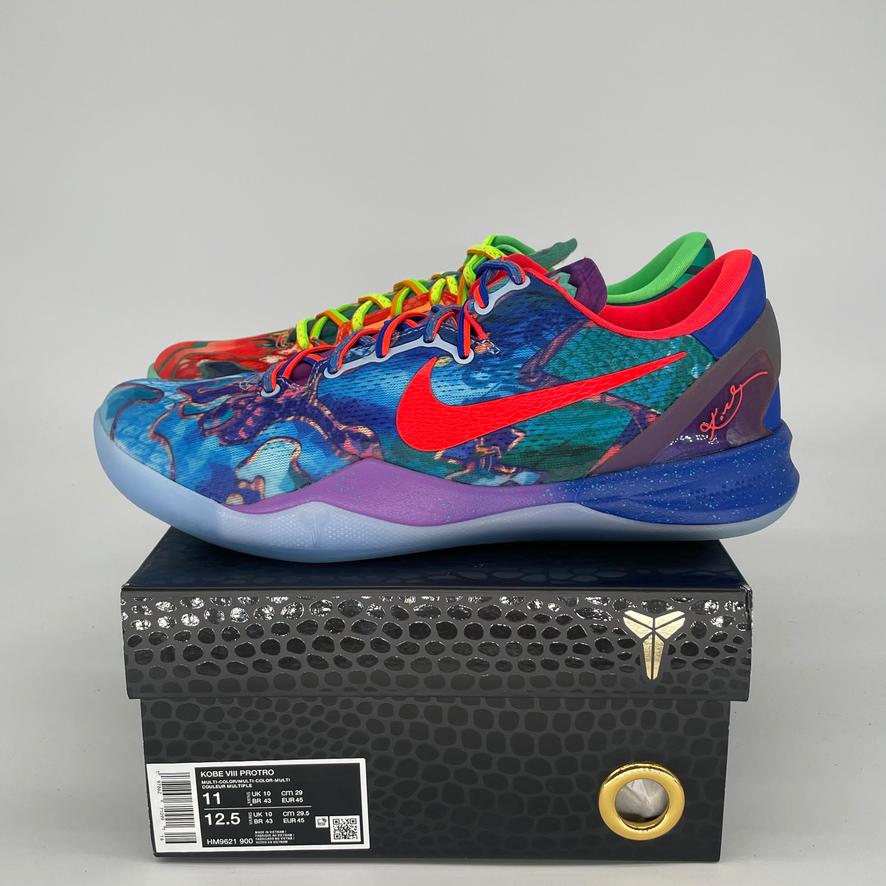 NIKE KOBE 8 PROTRO WHAT THE HM9621-900 SIZE 11/12.5W