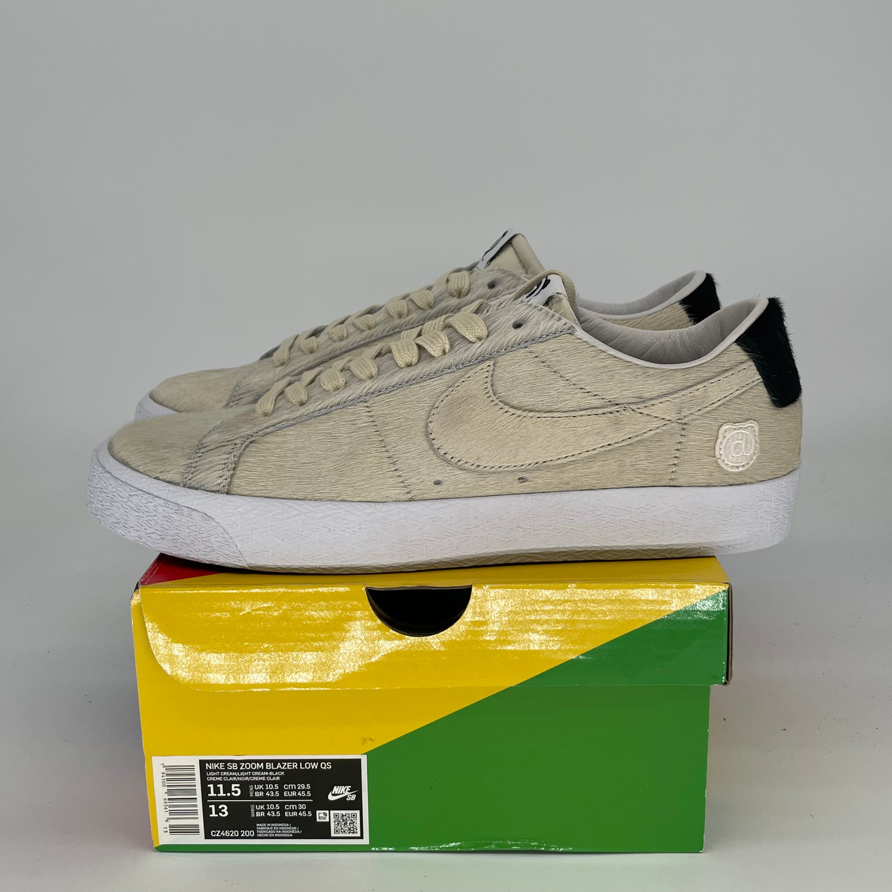 NIKE SB BLAZER LOW MEDICOM TOY CZ4620-200 SIZE 11.5/13W