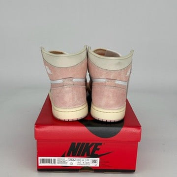 AIR JORDAN 1 WASHED PINK W SIZE 5 FD2596-600