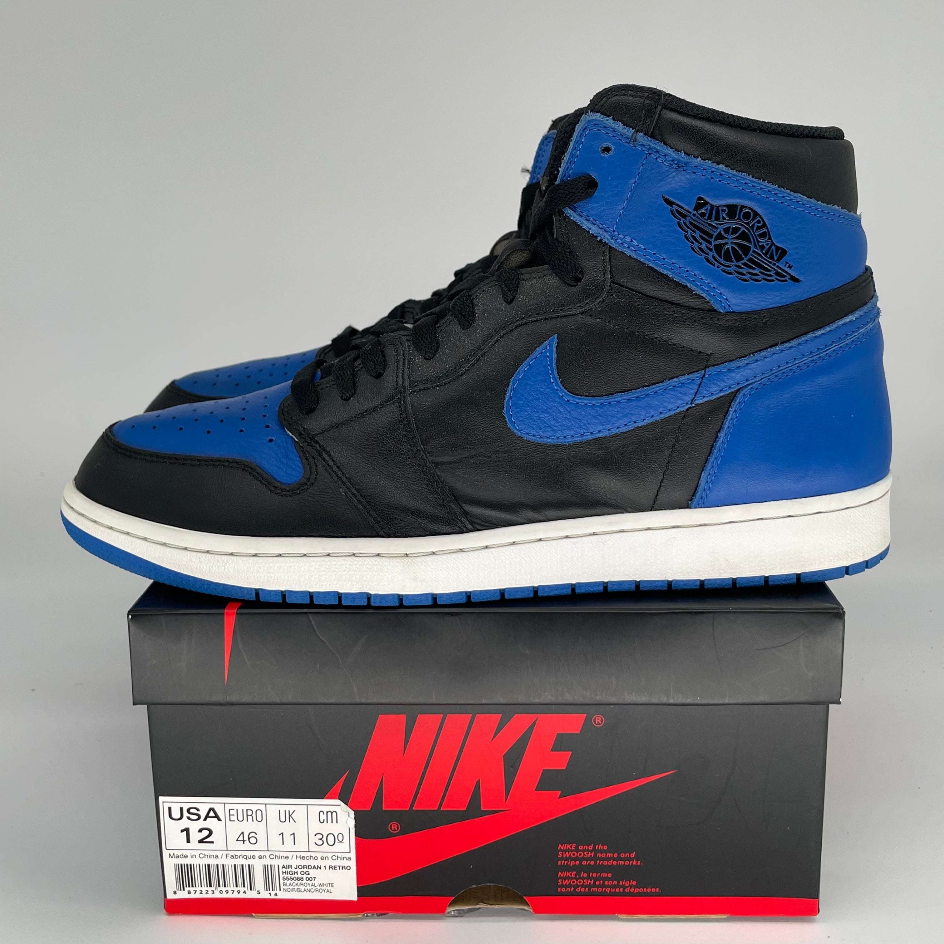 AIR JORDAN 1 ROYAL SIZE 12 555088-007