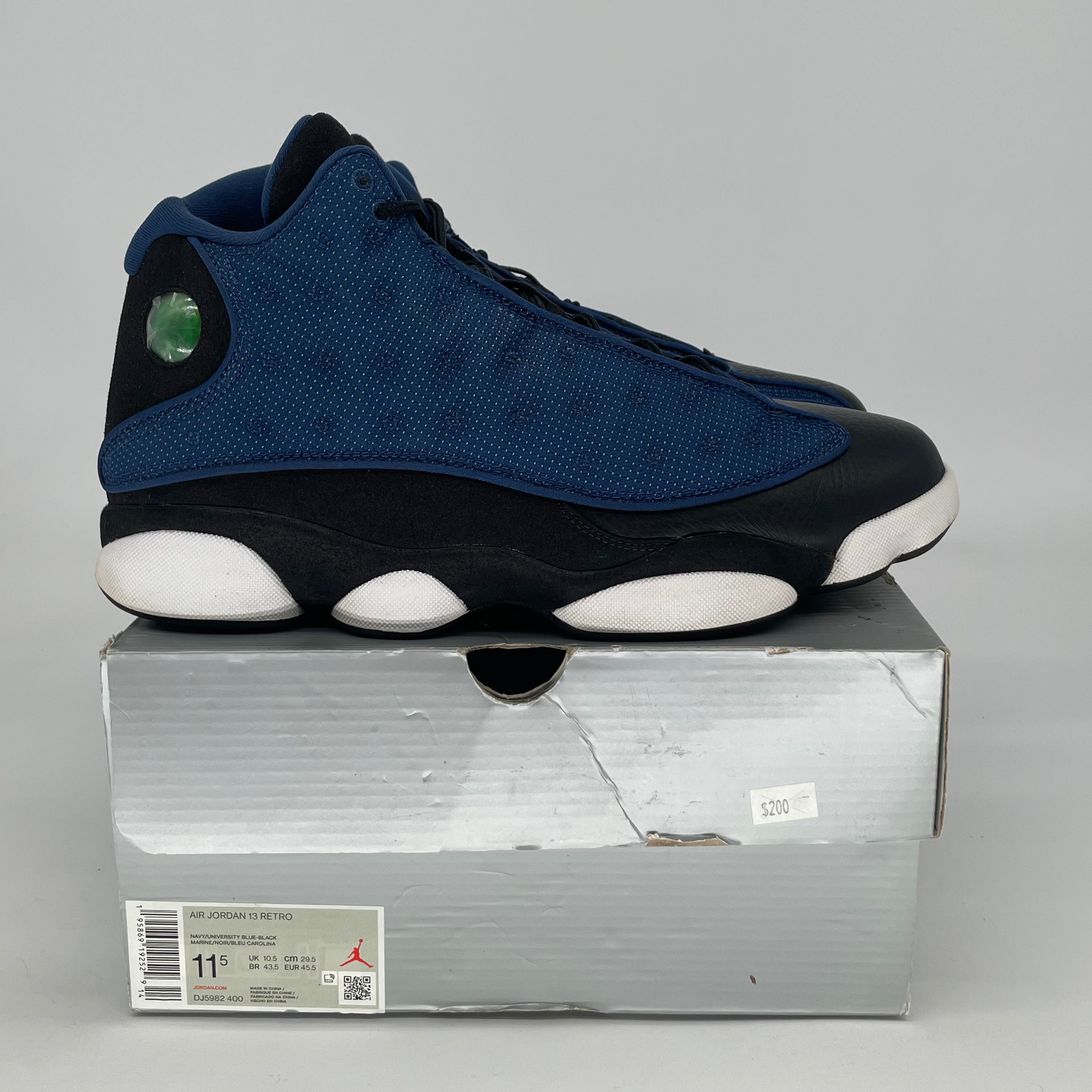 AIR JORDAN 13 BRAVE BLUE DJ5982-400 SIZE 11.5/13W