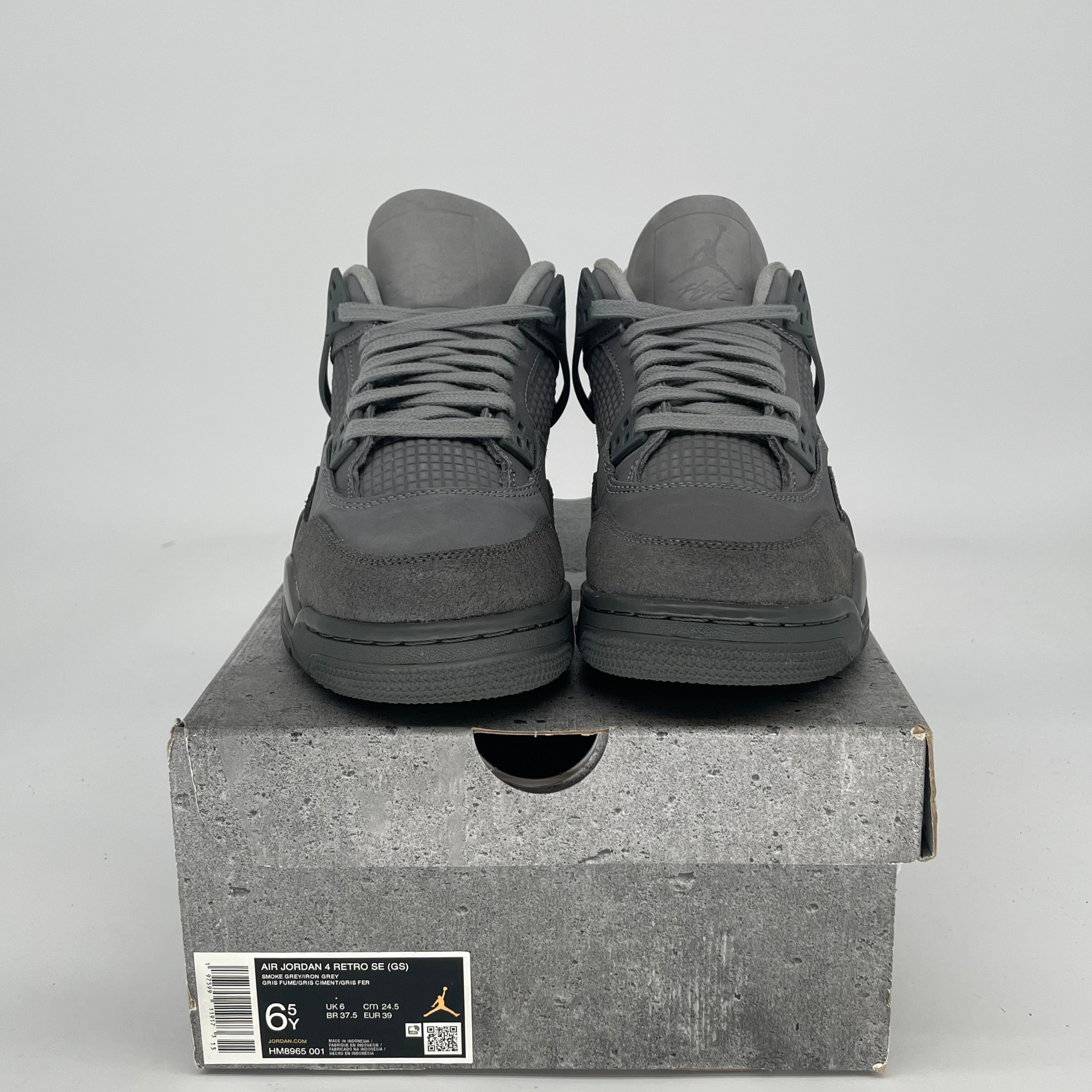 AIR JORDAN 4 WET CEMENT HM8965-001 SIZE 6.5/8W