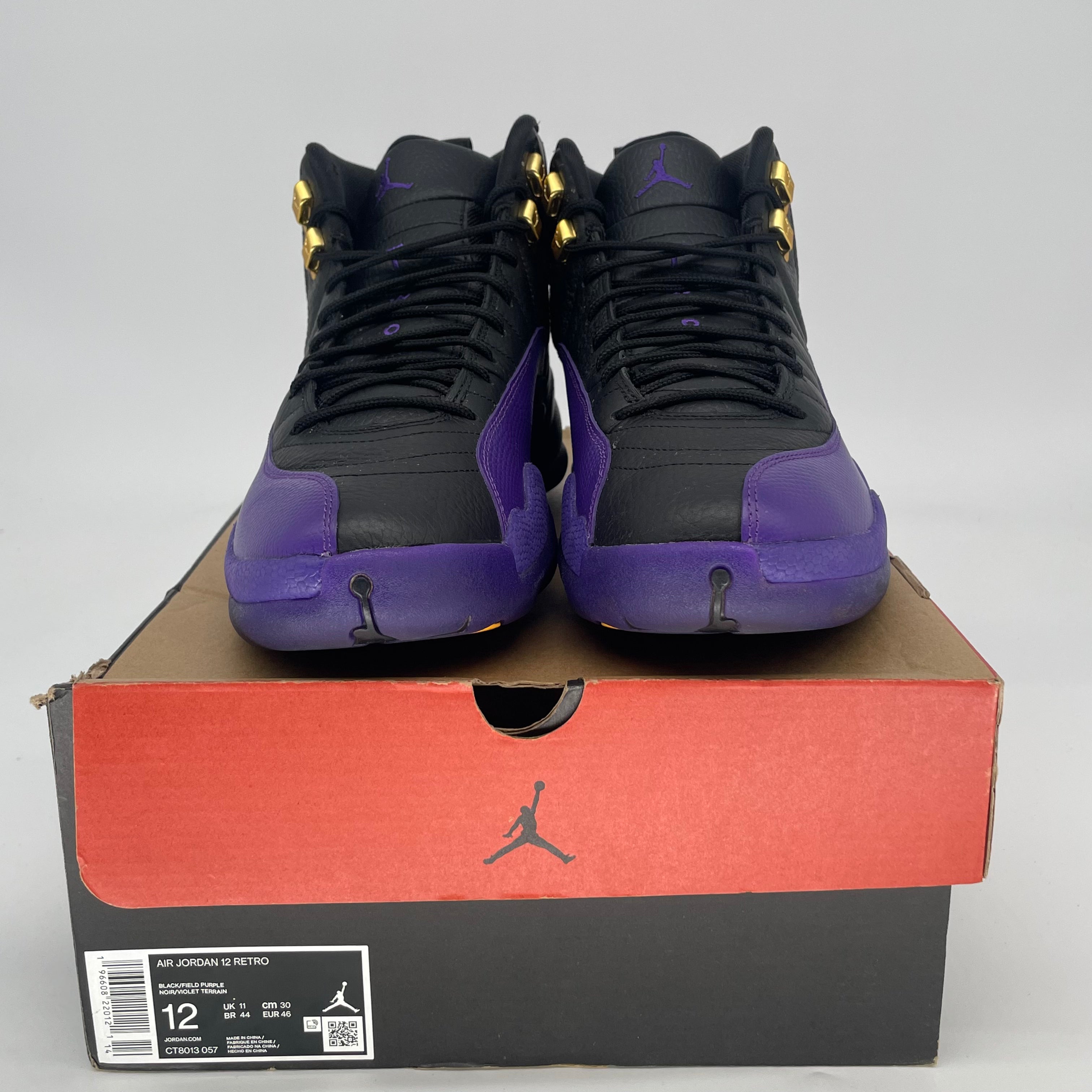 AIR JORDAN 12 FIELD PURPLE CT8013-057 SIZE 12/13.5W