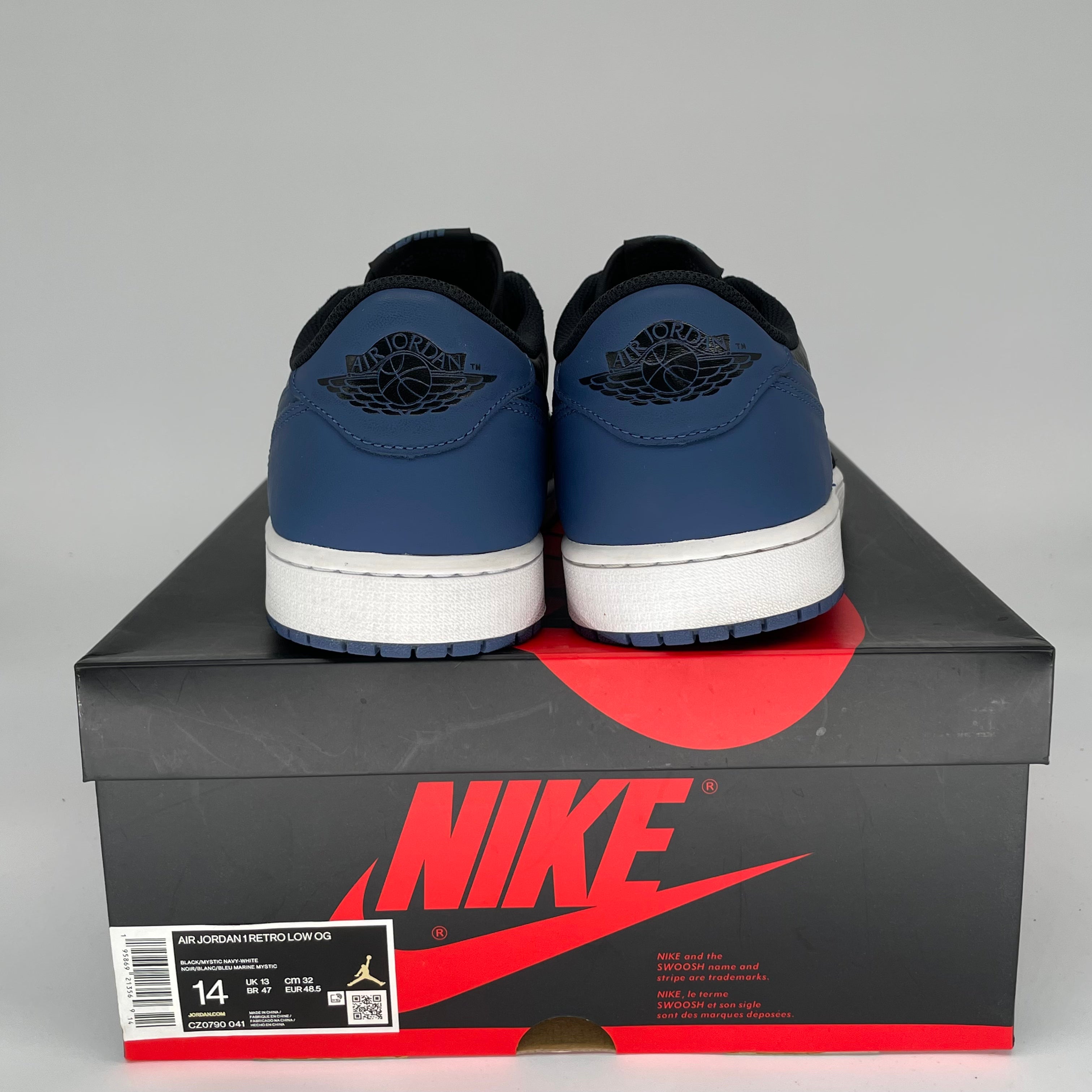 AIR JORDAN 1 LOW MYSTIC NAVY SIZE 14 CZ0790-041