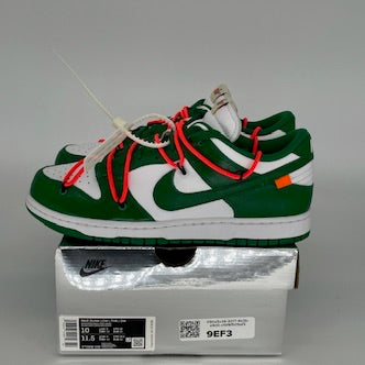 NIKE DUNK LOW OFF WHITE PINE GREEN SIZE 10 CT0856-100