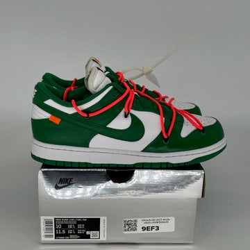 NIKE DUNK LOW OFF WHITE PINE GREEN SIZE 10 CT0856-100