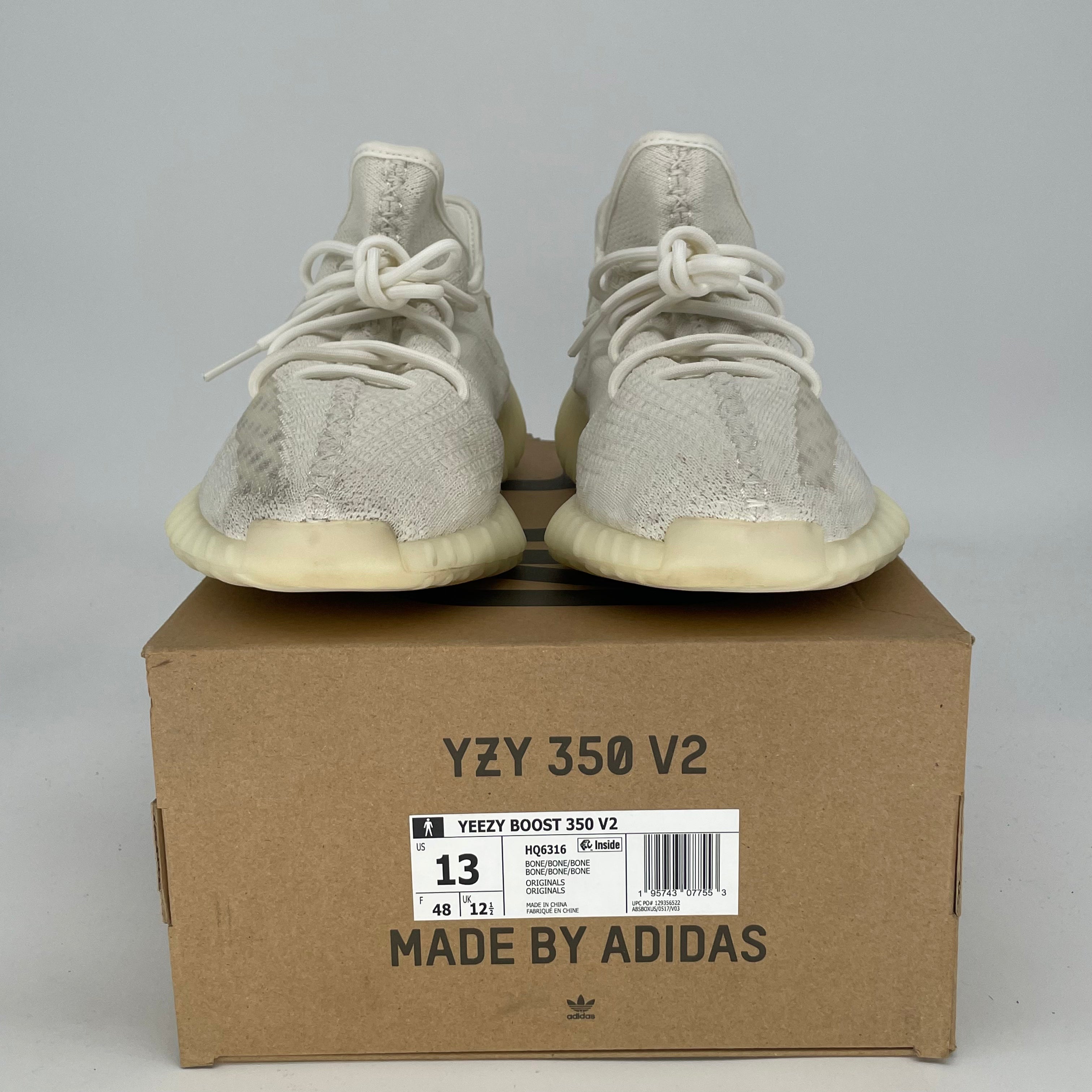 ADIDAS YEEZY 350 V2 BONE HQ6316 SIZE 13/14.5W