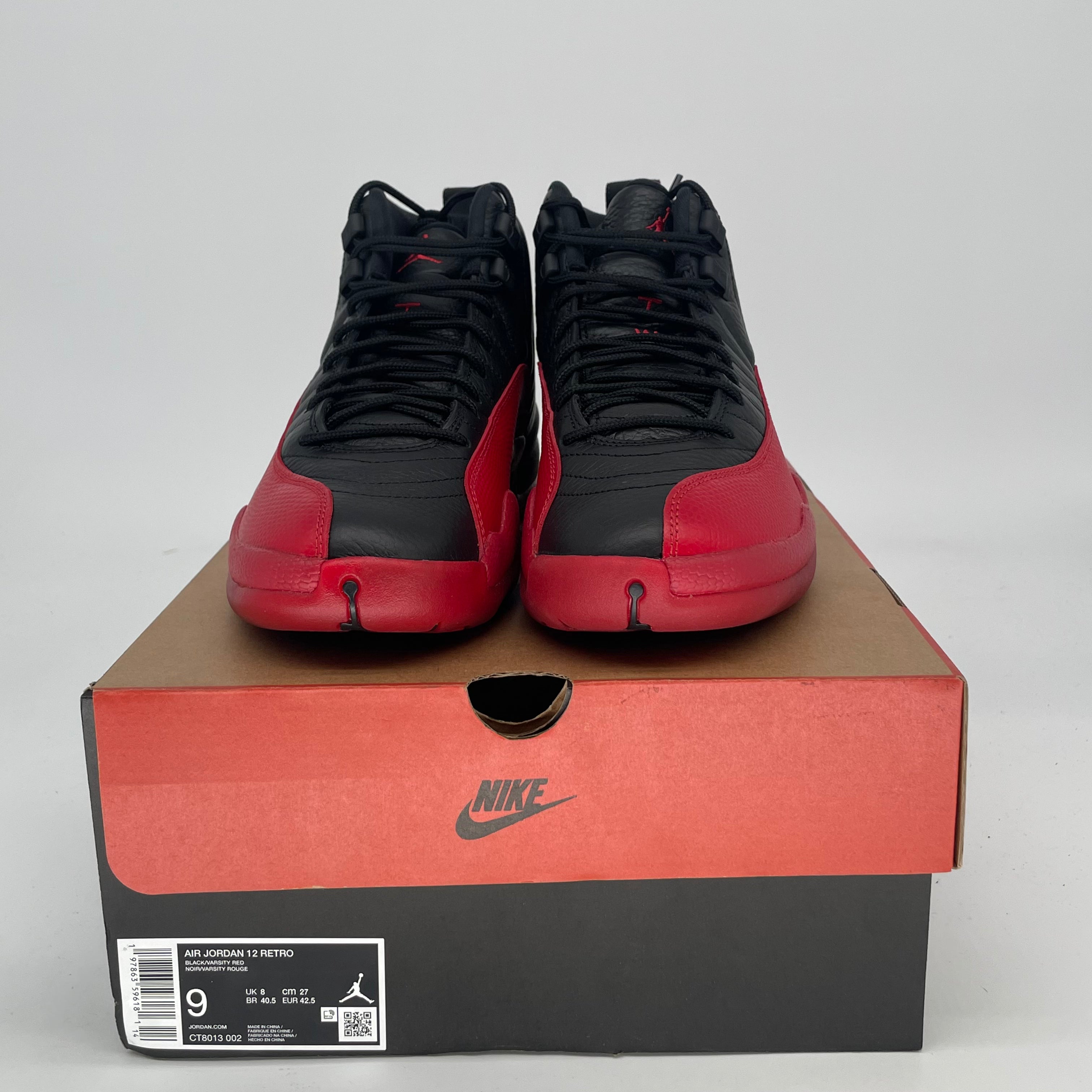 AIR JORDAN 12 FLU GAME CT8013-002 SIZE 9/10.5W