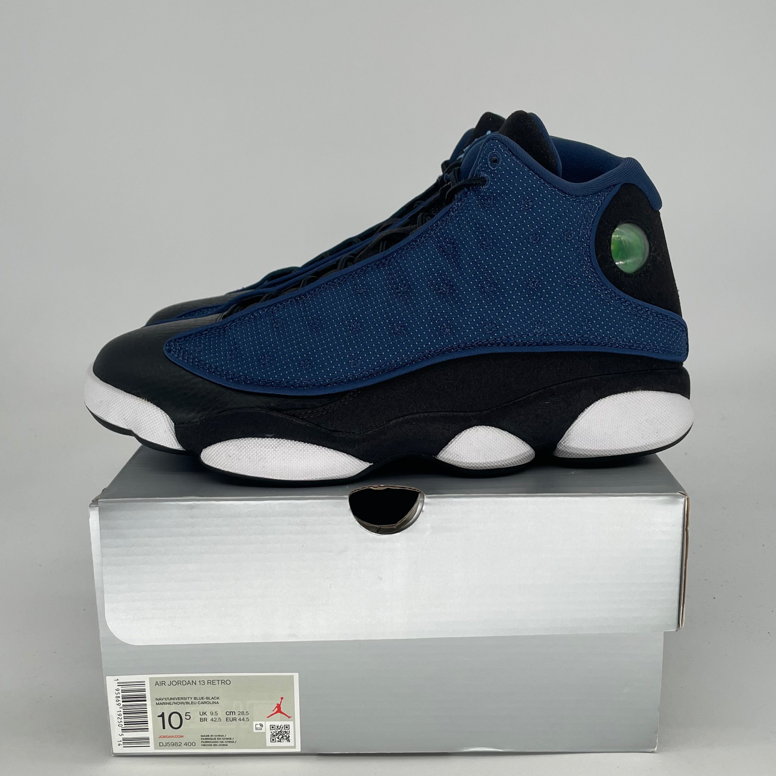 AIR JORDAN 13 BRAVE BLUE DJ5982-400 SIZE 10.5/12W