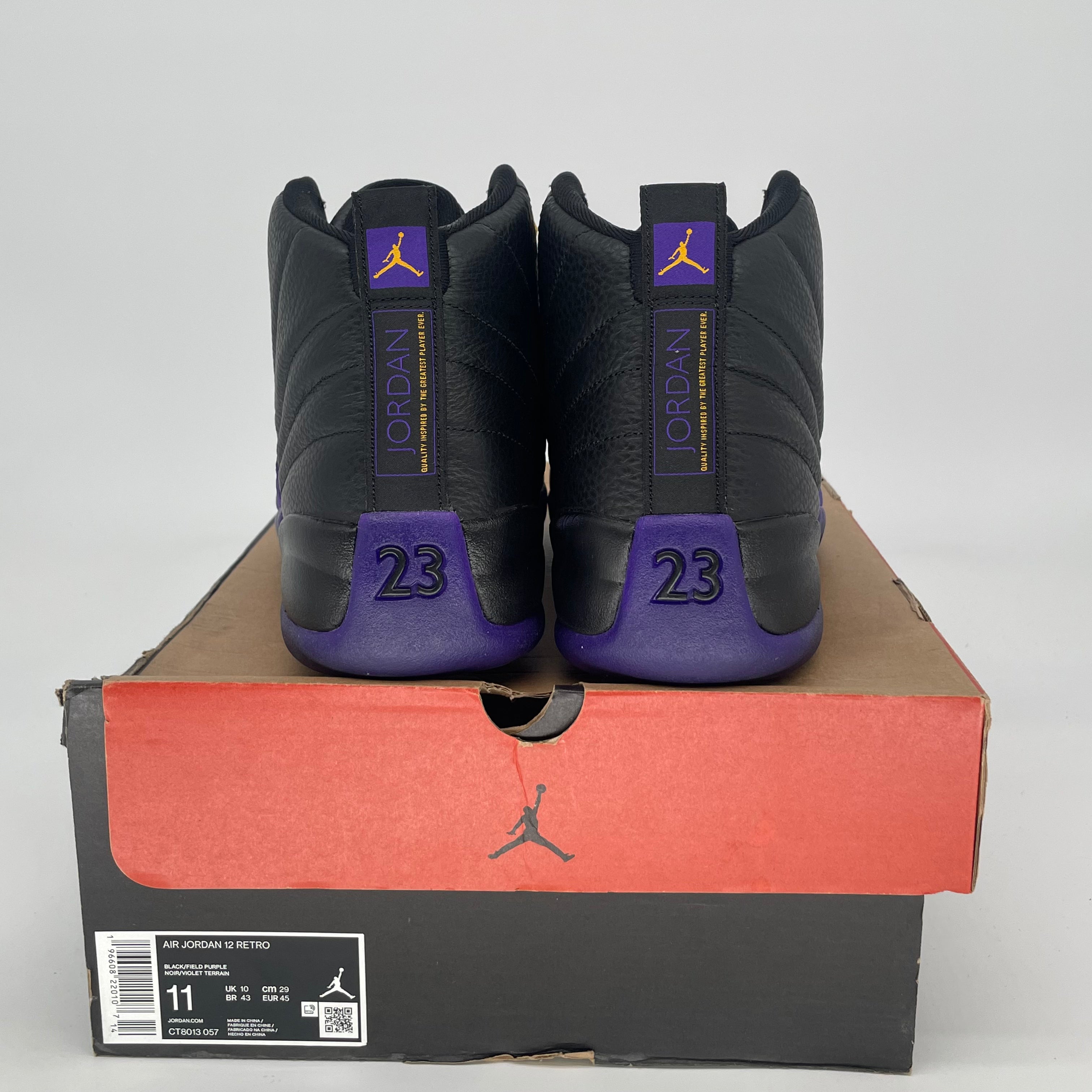 AIR JORDAN 12 FIELD PURPLE CT8013-057 SIZE 11/12.5W