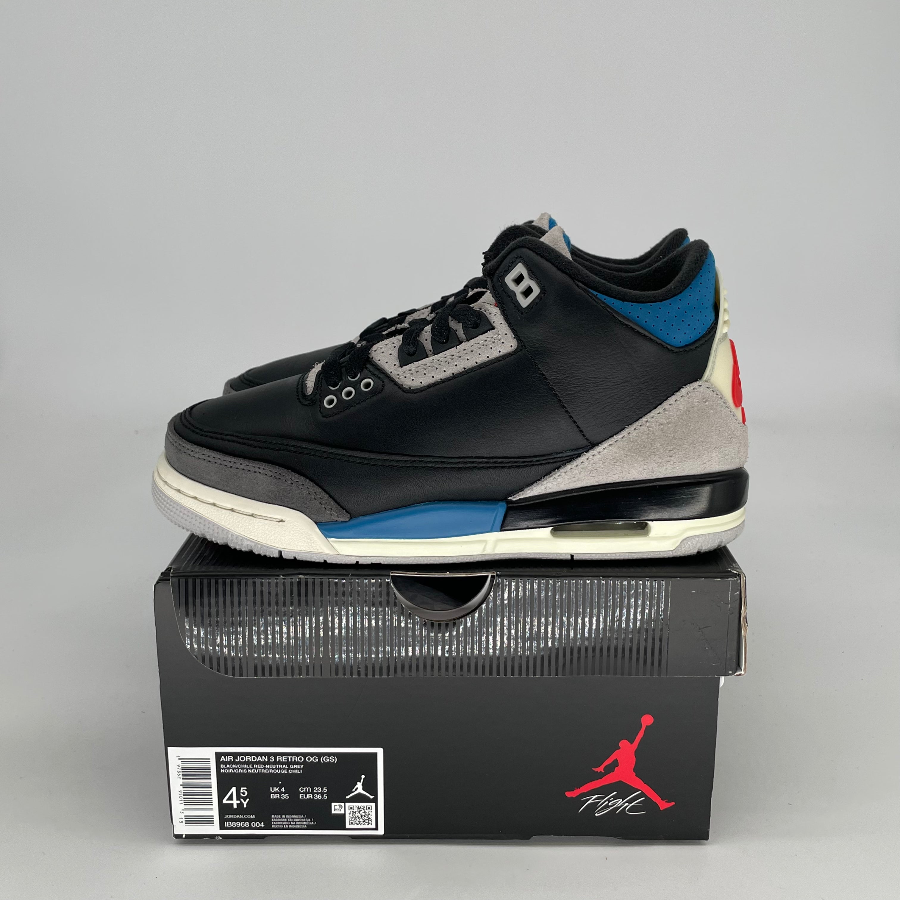AIR JORDAN 3 RARE AIR SIZE 4.5/6W IB8968-004