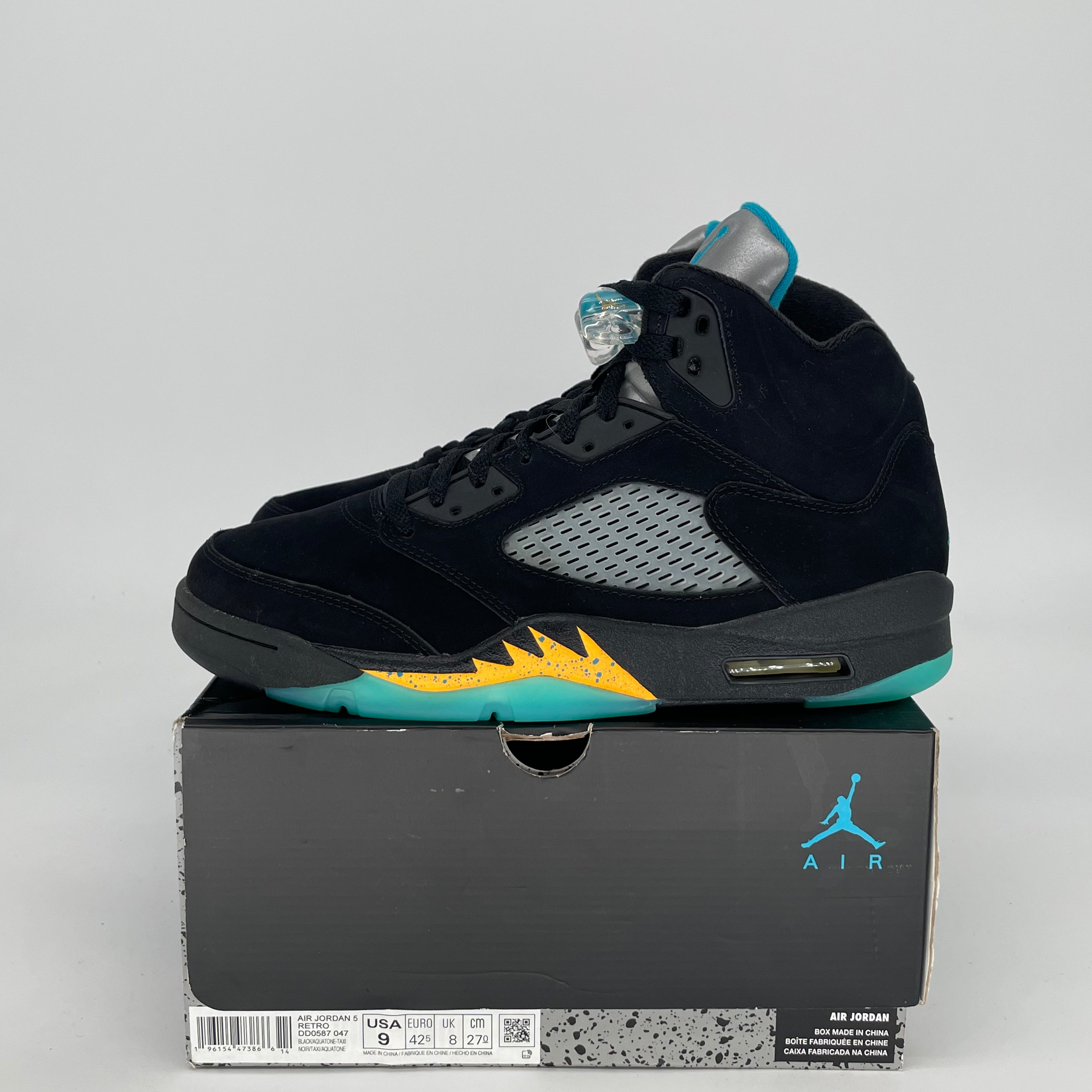 AIR JORDAN 5 AQUA DD0587-047 SIZE 9/10.5W