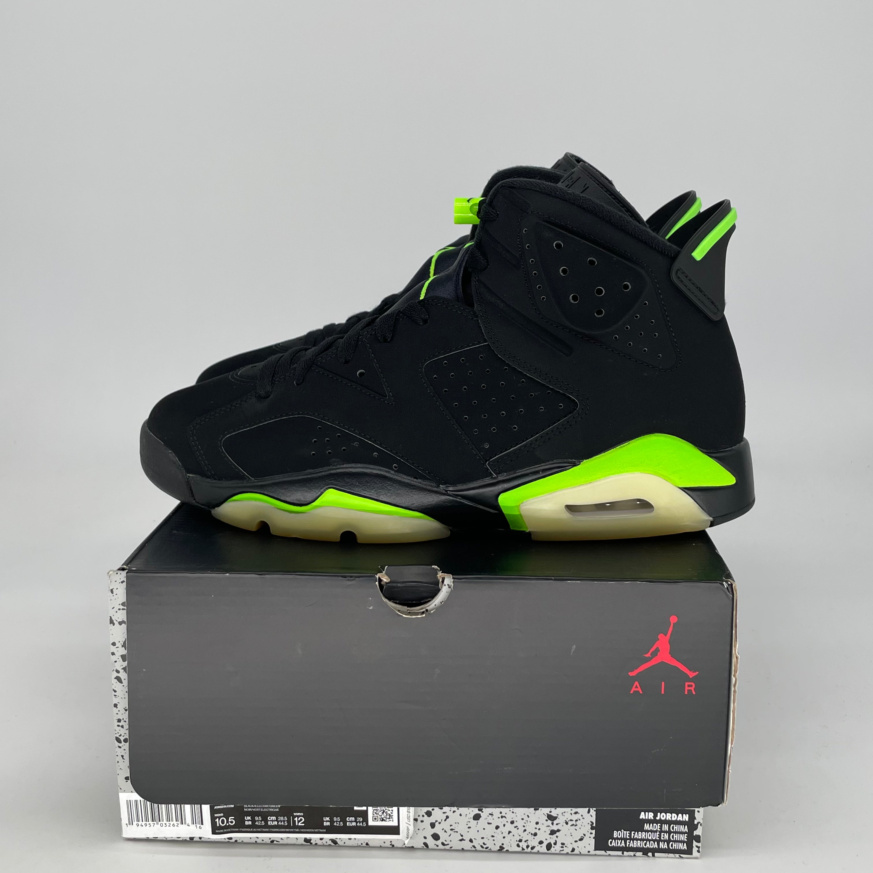 AIR JORDAN 6 ELECTRIC GREEN SIZE 10.5/12W CT8529-003