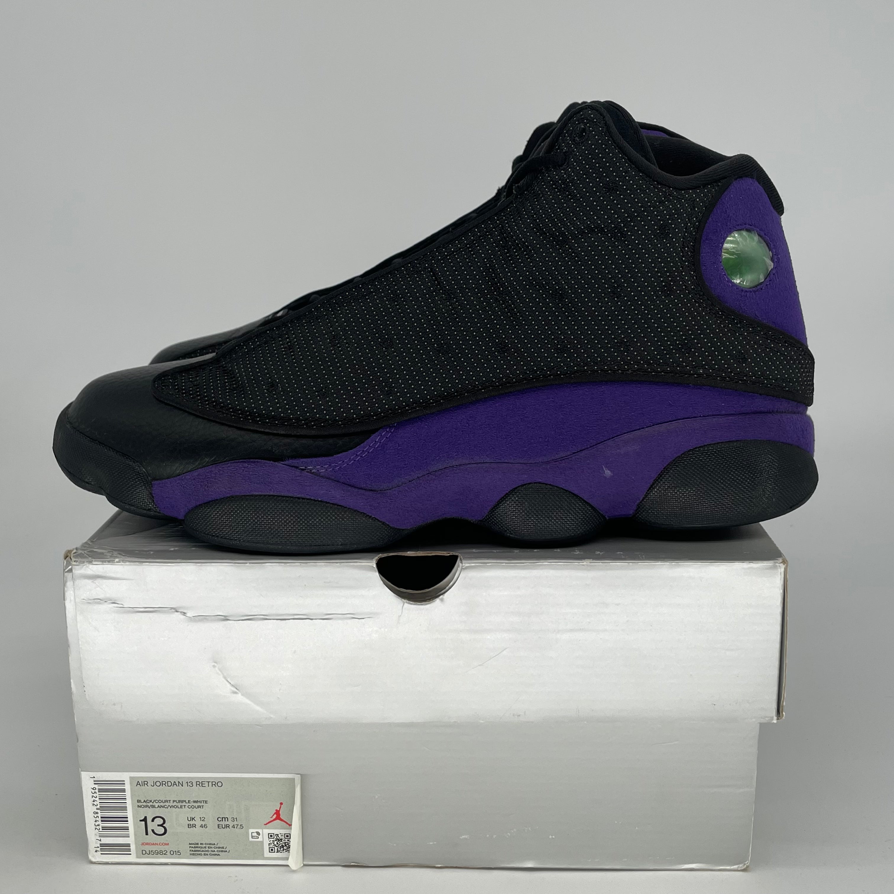 AIR JORDAN 13 COURT PURPLE DJ5982-015 SIZE 13/14.5W