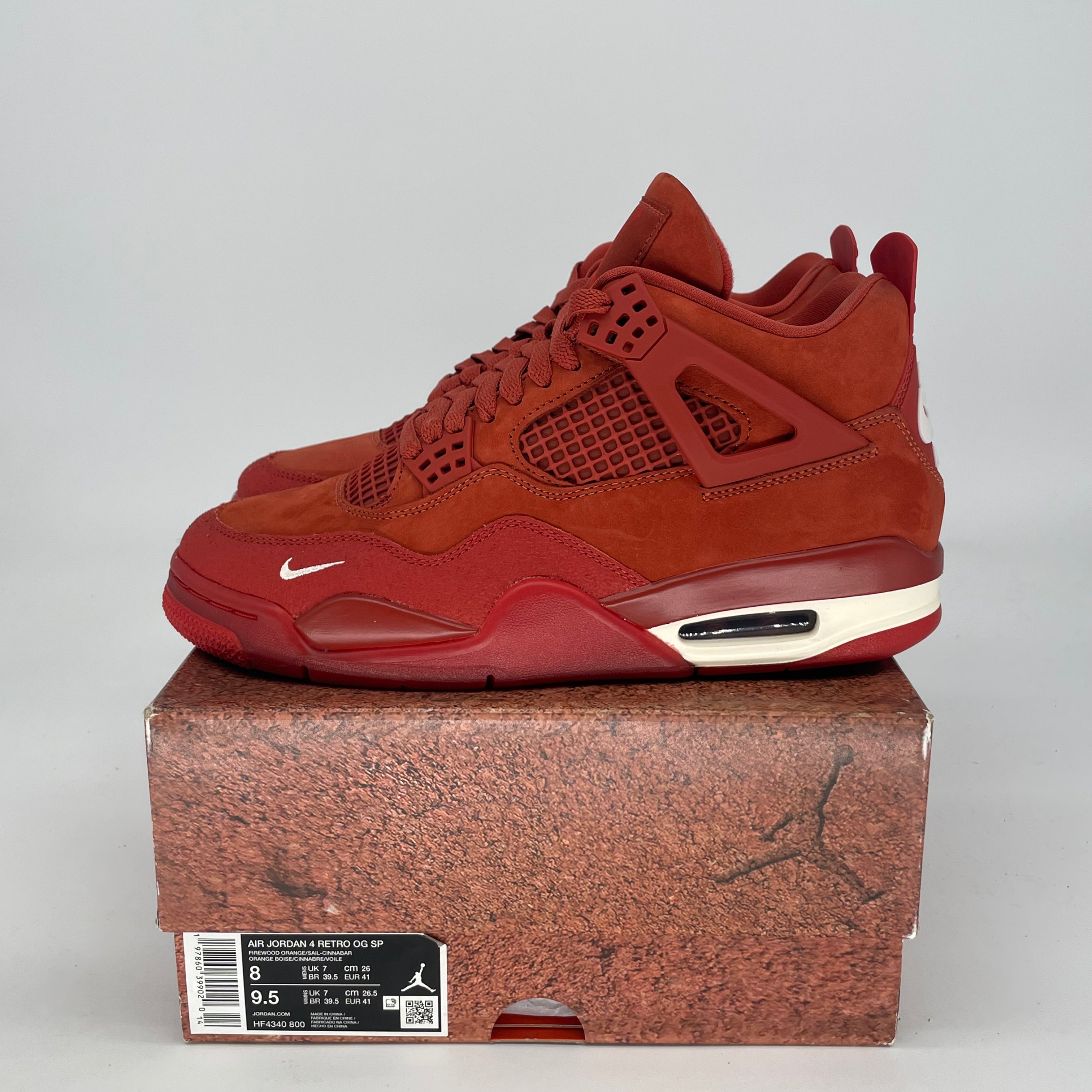 AIR JORDAN 4 BRICK BY BRICK HF4340-800 SIZE 8/9.5W