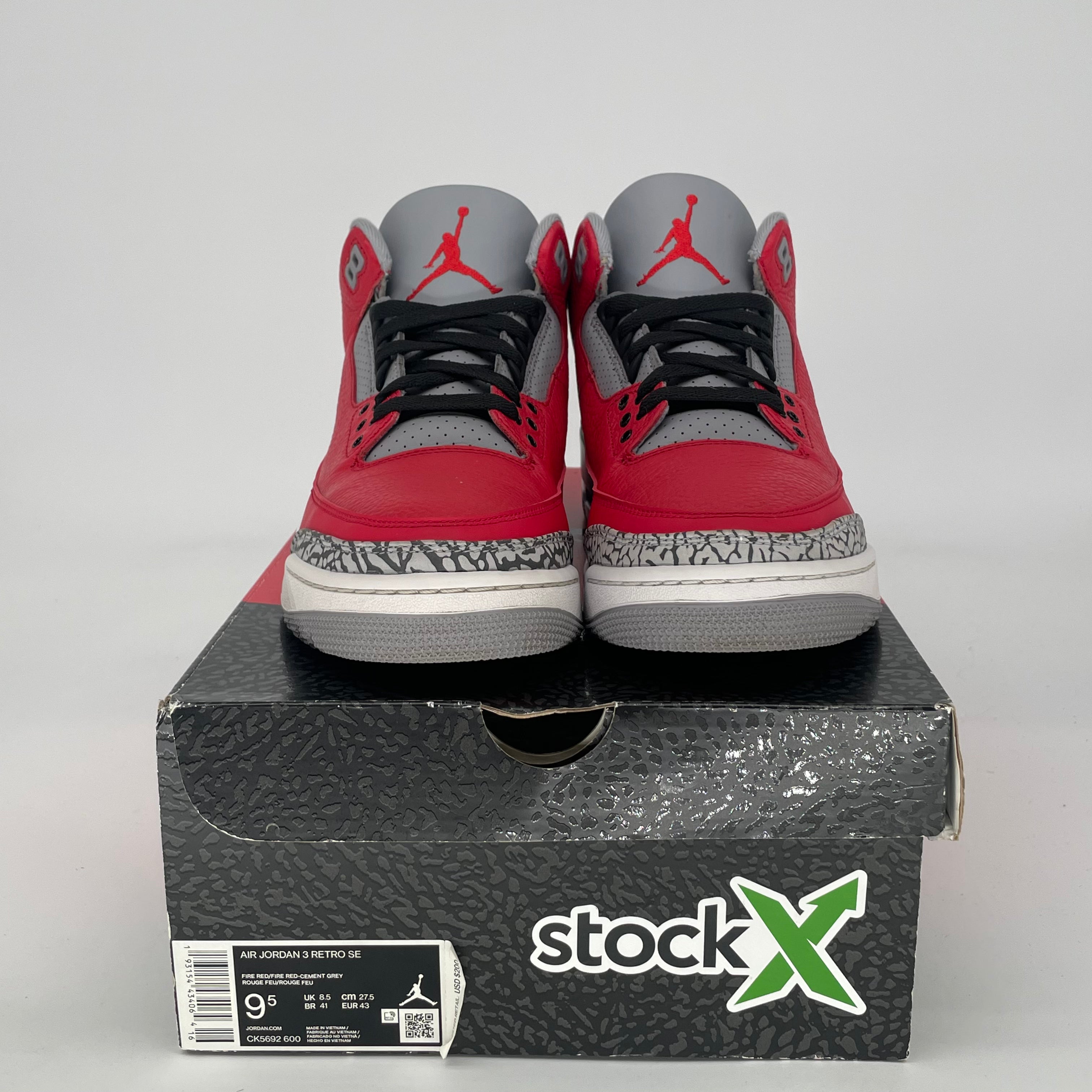 AIR JORDAN 3 UNITE CK5692-600 SIZE 9.5/11W