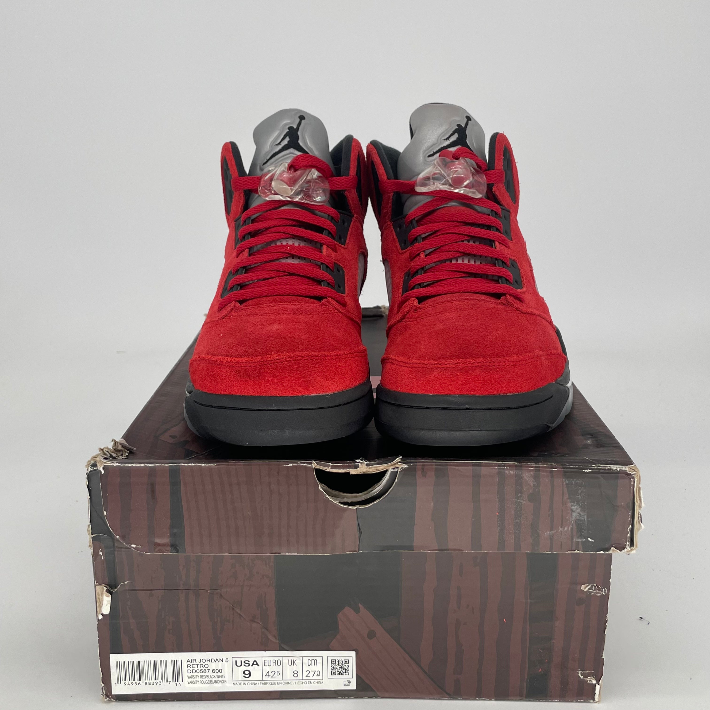 AIR JORDAN 5 RAGING BULL DD0587-600 SIZE 9/10.5W