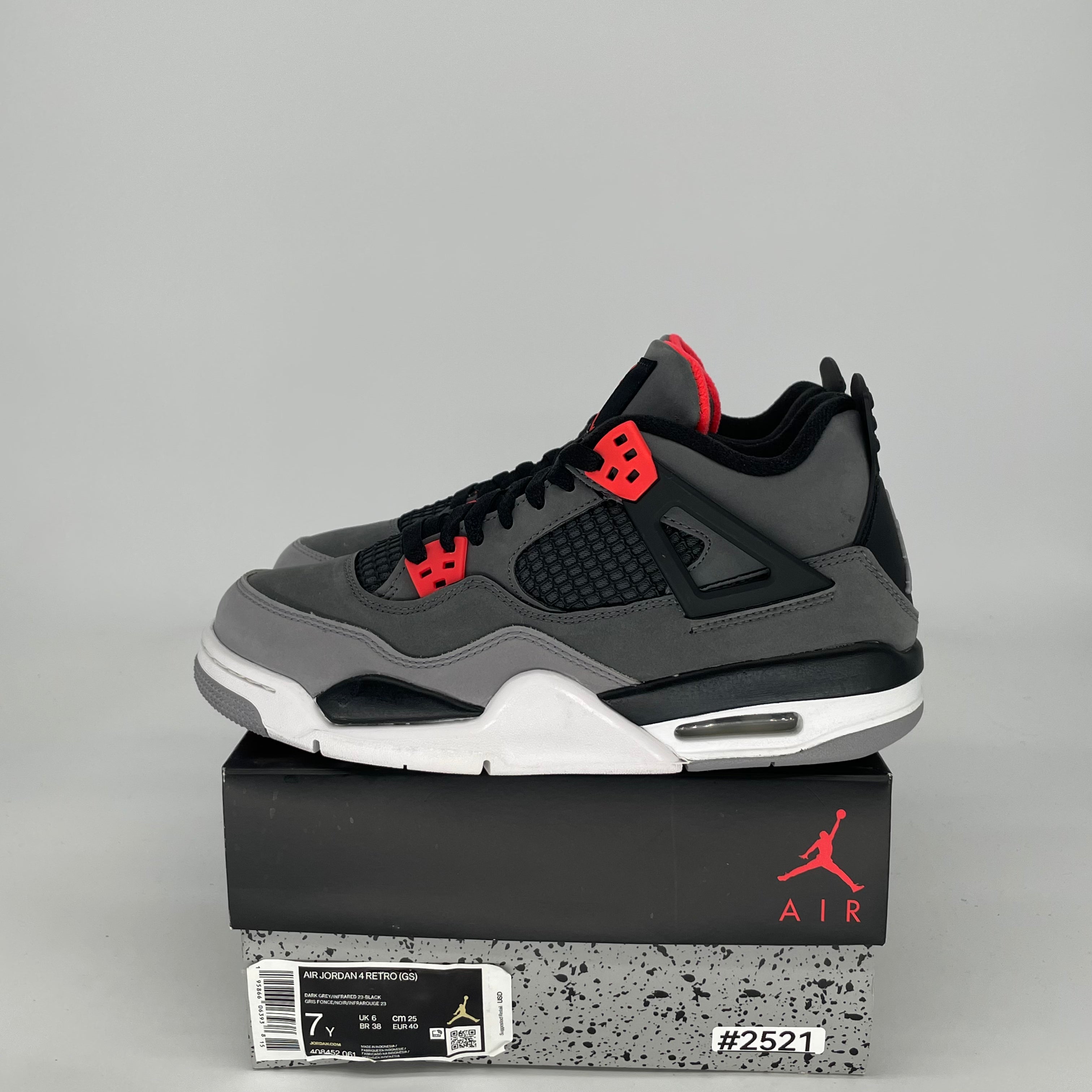 AIR JORDAN 4 INFRARED 408452-061 SIZE 7/8.5W