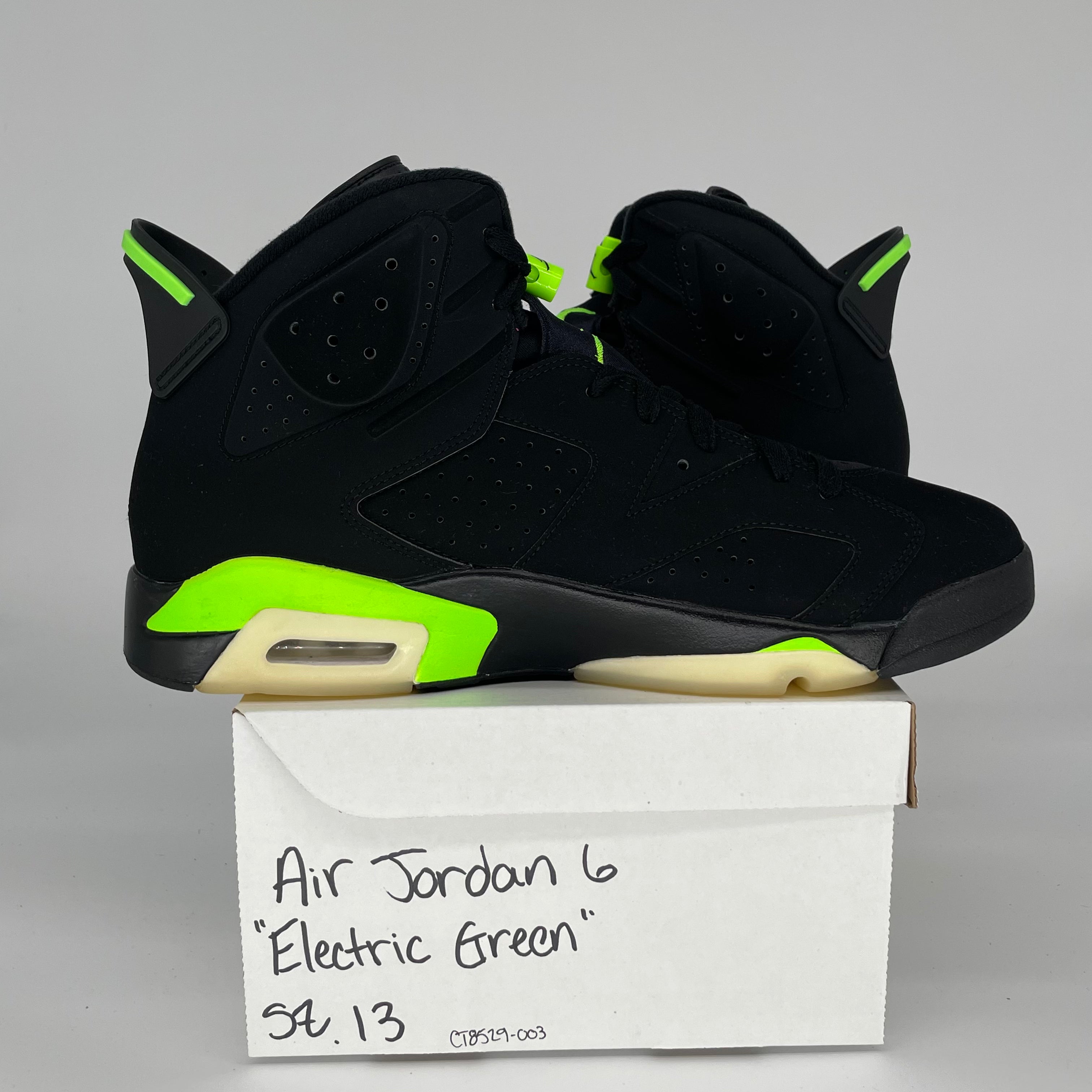 AIR JORDAN 6 ELECTRIC GREEN SIZE 13 CT8529-003