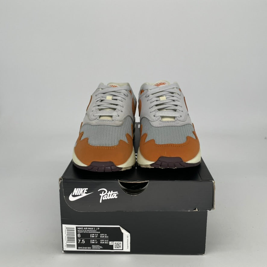 NIKE AIR MAX 1 PATTA WAVES MONARCH SIZE 6/7.5W DH1348-001