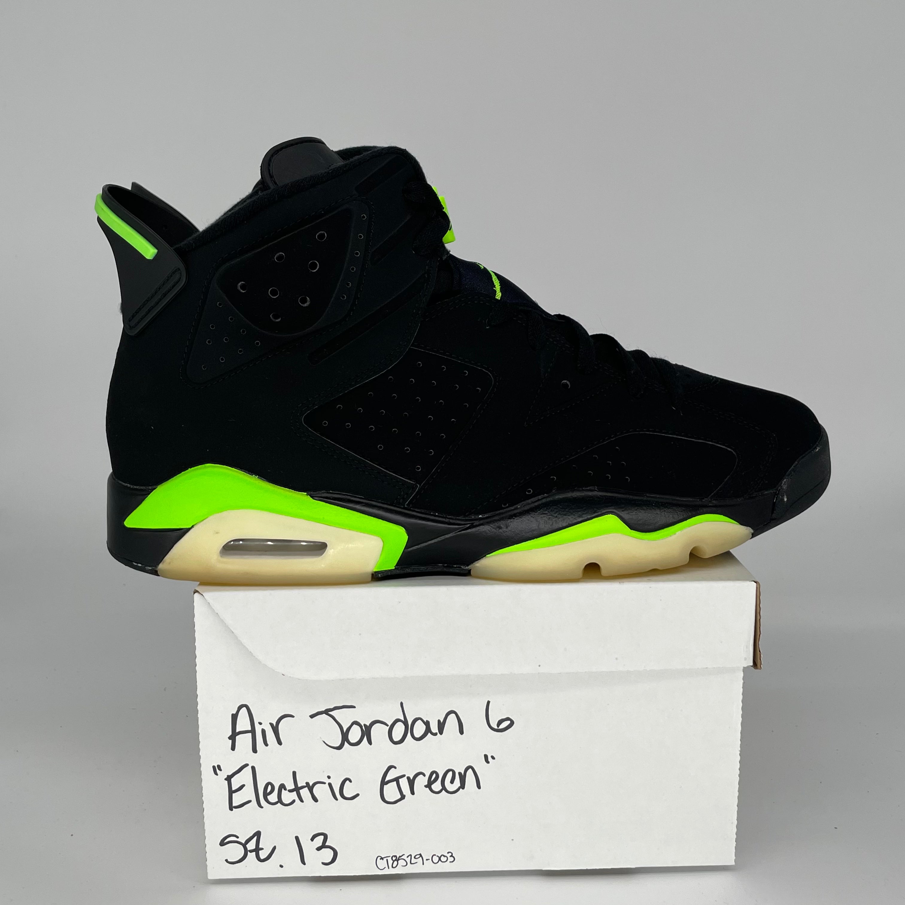 AIR JORDAN 6 ELECTRIC GREEN SIZE 13 CT8529-003